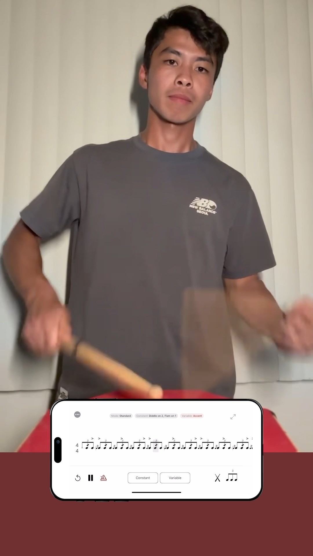 Light work on some flam drags 😤
The Percussion IQ App is the Practice Tool Built To Help You #drumsmart
DM them the word "Download" or visit the link in @percussioniq 's bio to get your hands on the app.
#percussioniqapp #iq #percussioniq #snare #quad #percussionist #wgi #dci #indoordrumline #drumline #drum #drumcorps #music #marchingarts #drummunity #marchingpercussion #marching #snaredrum #tenordrums #marchingsnare #bandsofamerica #percussioneducationschool