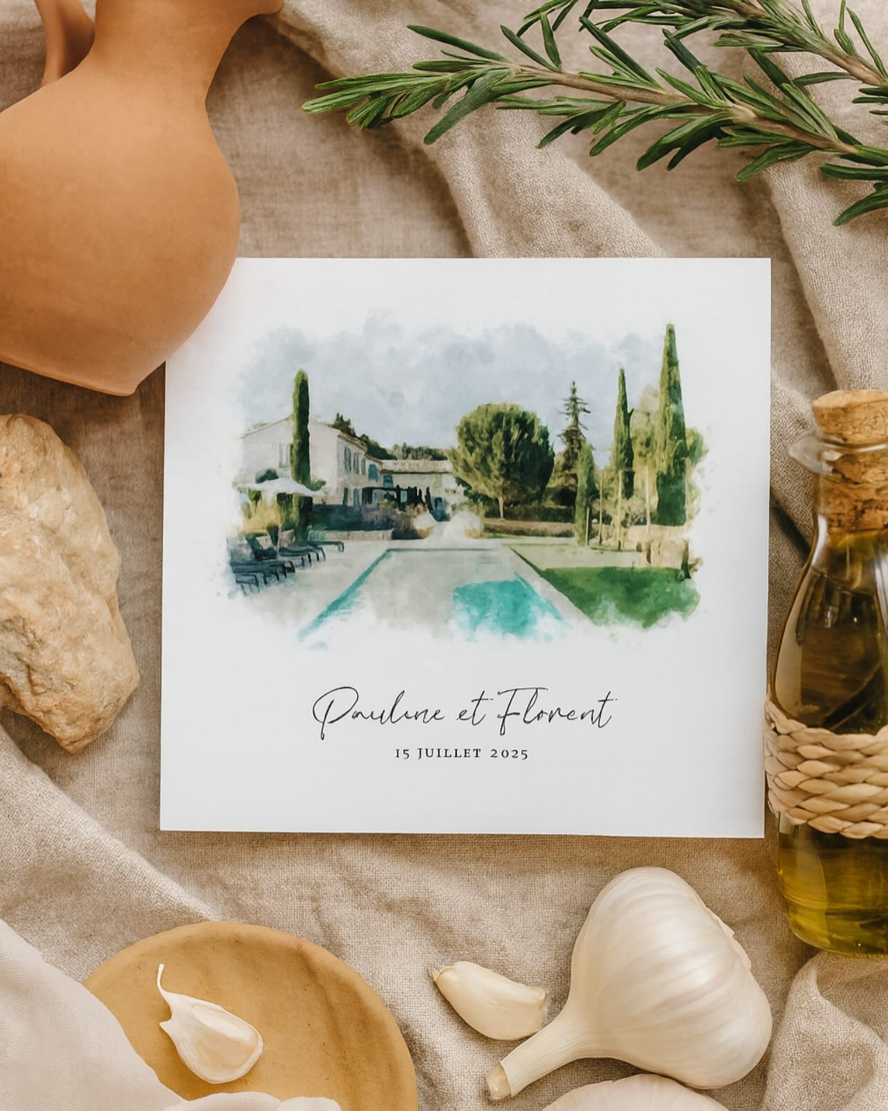 🌿 Un air de Provence pour un jour inoubliable 🌿
Voici l’une des réalisations sur-mesure de l’atelier cet été : un faire-part empreint de douceur, de lumière et d’élégance pour célébrer le mariage de Pauline & Florent, dans un mas provençal baigné de soleil 💌✨
📅 15 juillet 2025
🎨 Une création pensée jusqu’au moindre détail,
🌾 Inspirée par la nature, l’authenticité et les émotions vraies.
Merci à eux pour leur confiance 💛 Merci à @mahina.moments, une partenaire incroyable avec qui nous adorons travailler ☀️
#CréationSurMesure #FairePartMariage #AtelierCréatif #MariageProvence #WeddingDesign #PaulineEtFlorent #MariageChampetre #PapeterieMariage #LavandeEtAmour #ProvenceStyle