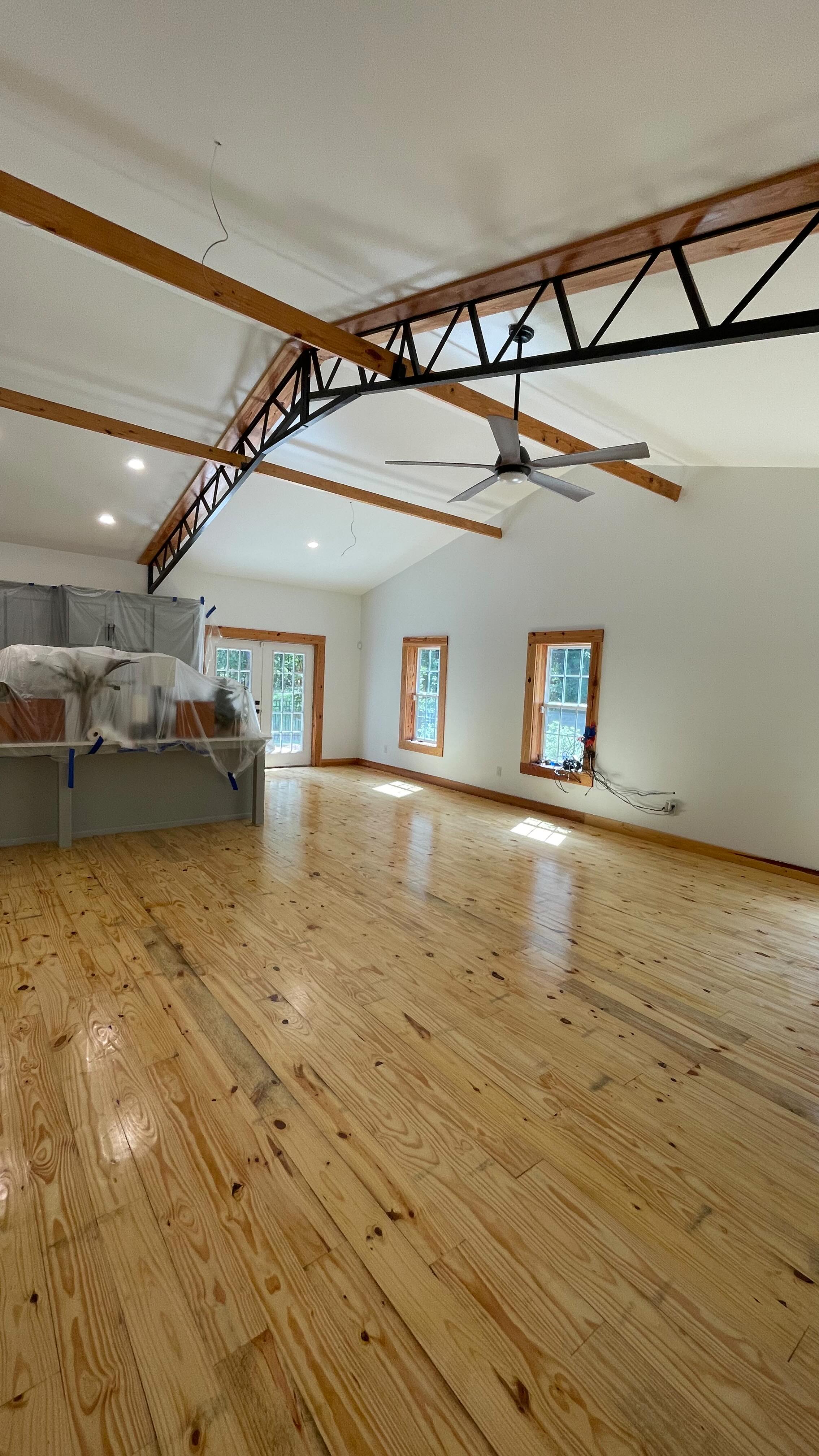 Hurricane Helene🌲 -> Flooring🪵
.
September 26th, 2024 was a tough time to be in South Ga. We are still picking up from the aftermath & probably will for years to come.
.
Six months prior to the hurricane hitting we had just finished cutting a beautiful quail course for one of our clients. We lost roughly 1/4 of the stand to wind throw but fortunately we were in the middle of a cabin build on the same clients property. We got creative - cut the wood up ourselves, loaded it up & hauled to a small local sawmill.
.
A month later we had 2,200 sq ft a 1x6x16’ kiln dried tongue & groove. We let it acclimate in the A/C for a few months while other projects were completed. Just last week the flooring was installed as a cherry on top to the project. It was a labor of love and we are tickled at how it turned out.
.
Sometimes it’s important to remember the hard times to appreciate the good times & this will be a timeless piece for our clients cabin. Very cool to have flooring that was - grown, harvested, & laid as a final product on the same 200 acres! The definition of sustainable resources.
.
If you’re interested in doing a similar project or have questions, feel free to reach out - as we learned a lot during this process!