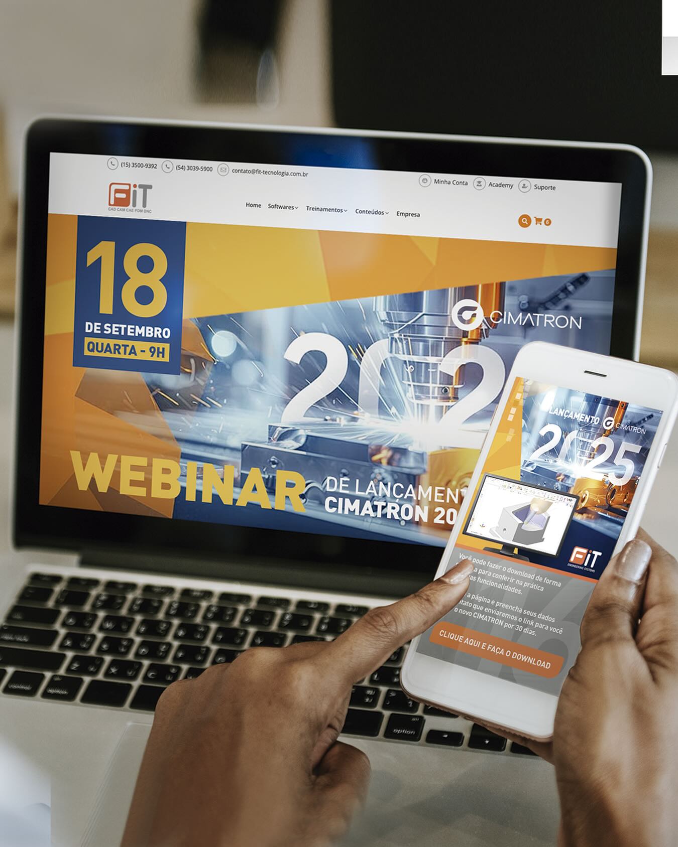 Design e branding são fundamentais para dar forma a um lançamento de produto relevante. Neste projeto, desenvolvemos uma campanha digital completa, com peças pensadas para comunicar tecnologia de forma clara, técnica e atrativa. Cada conteúdo — dos cards aos vídeos, do blog à news — seguiu uma linha visual consistente, reforçando o posicionamento da marca e facilitando a leitura dos diferenciais.
A campanha foi desenvolvida para apresentar o novo CIMATRON 2025, software CAD/CAM da FIT Engineering Systems, com foco em performance, inovação e usabilidade. Todo o material foi construído para destacar as melhorias da nova versão e traduzir, visualmente, o avanço tecnológico da plataforma.
#designparamarcas
#brandingtecnologico
#lancamentodigital
#estrategiadigital
#identidadevisual
#artdirection
#comunicacaovisual
#marketingdeproduto
#direcaodecriacoes
#estudionapoleon