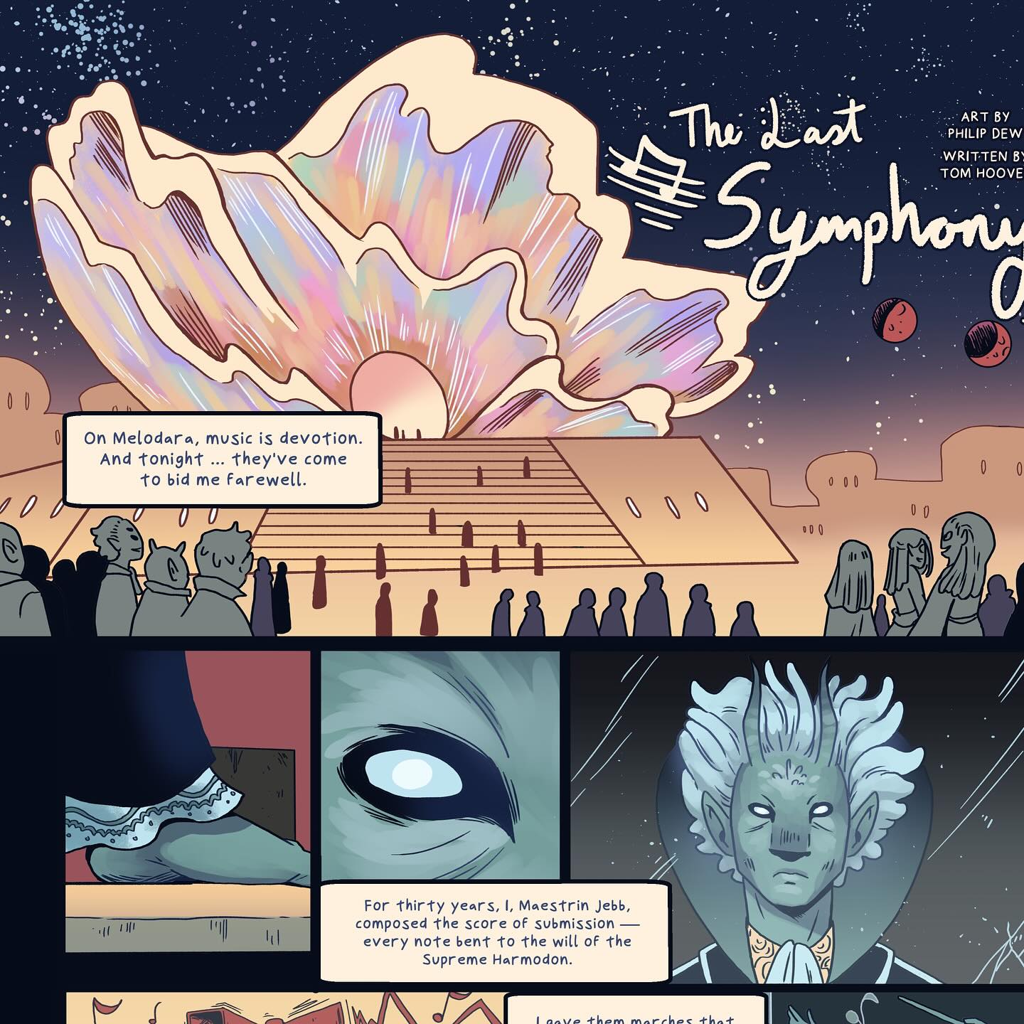 I have once again teamed up with @hyper_epics_comics to work on a mini comic with some lovely music and a dark twist at the end. 🎶🎻
This was a lot of fun to put together, I particularly love how the third and final page turned out. HyperEpics has a link on their Instagram to their site :) Enjoy!
#minicomic #comic #fantasy #aliens #music #composer