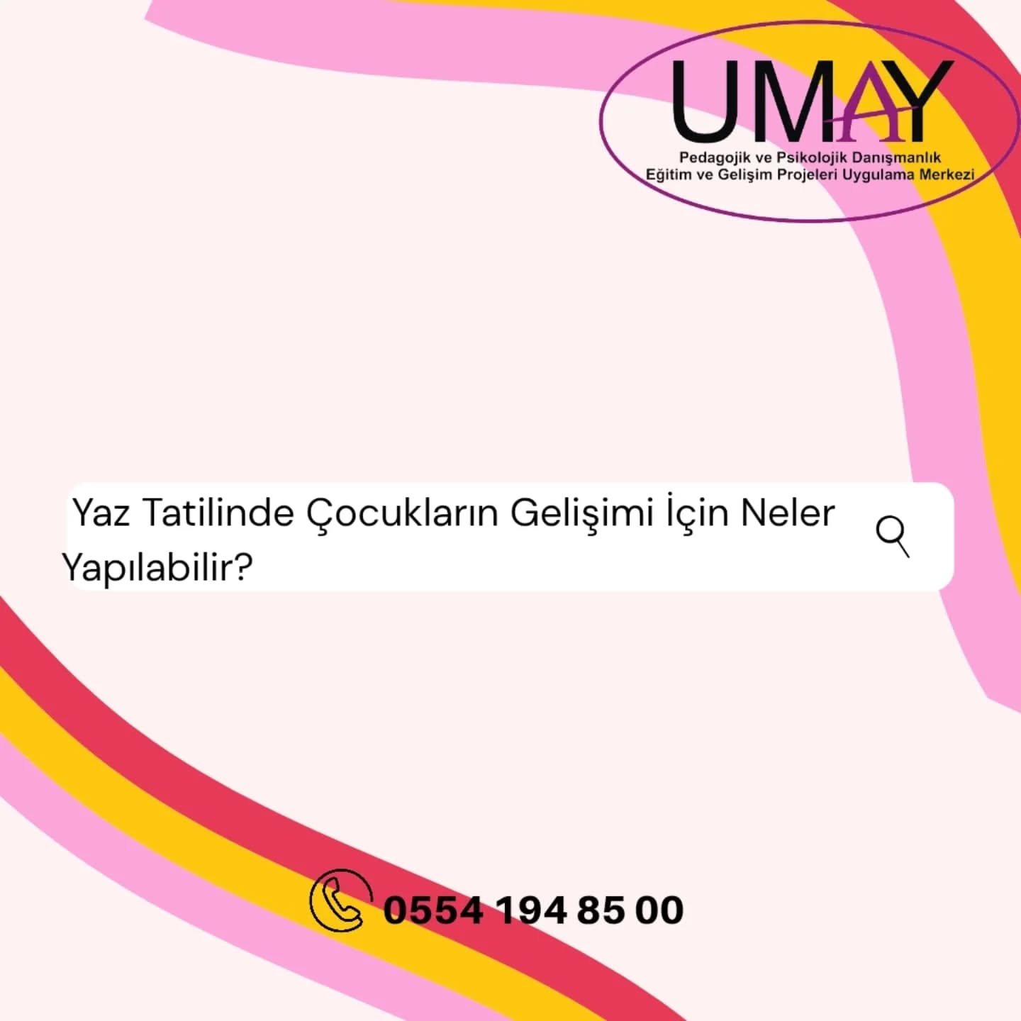 ✨ Yaz tatili, çocuklar için sadece dinlenme zamanı değil, aynı zamanda gelişim fırsatlarıyla dolu bir dönemdir! 🌞
📚 Okuma alışkanlığı kazandırmak,
🎨 Sanatsal etkinlikler ile yaratıcılığı desteklemek,
🌿 Doğa ile vakit geçirmek,
🤹♀️ Yeni beceriler öğrenmek (yüzme, müzik, dans gibi),
👨👩👧👦 Aile içi kaliteli zaman geçirmek,
🧠 Zihinsel gelişim ve özgüven için harika adımlar atmanıza yardımcı olur.
Unutmayın, çocuklar oyunla öğrenir, deneyimle büyür! 💫
#çocukgelişimi #yaztatili #aileilevakit #çocukpsikolojisi #etkinanneler #okulöncesi #bireyselgelişim #özgüven #yazaktiviteleri #psikolog #pedagog #maltepepsikolog #maltepepedagog #çocukpsikolojisi #çocukgelişimi #ruhsağlığı #annebabaçocuk #ailedanışmanlığı #ebeveyndanismanlik #çiftterapisi #yetişkinterapi #terapist