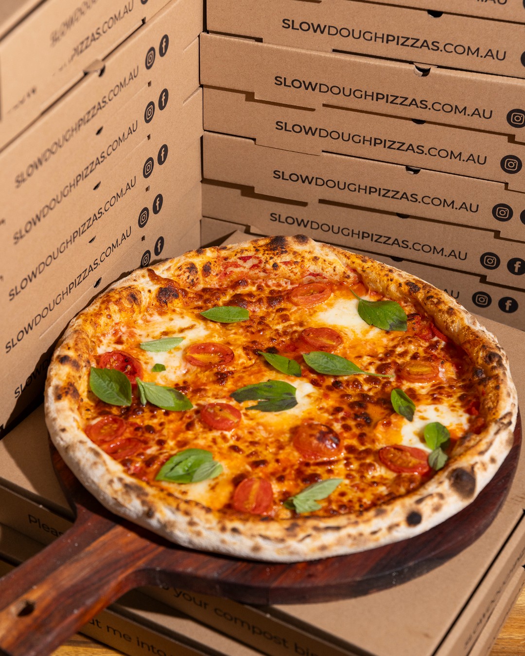 Midweek calls for something good 🍕 We’re open from 5 to 9 pm tonight for dine-in, takeaway or Uber Eats. Slow-fermented sourdough never misses 👌