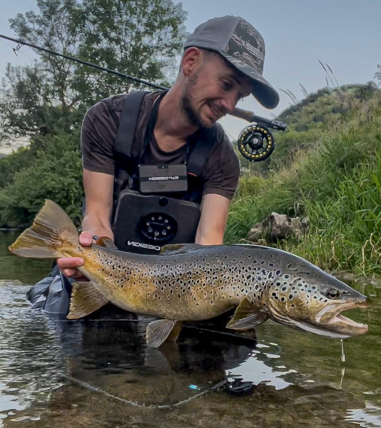 Je rentre de la Touvre des étoiles dans les yeux, d’avoir vu une merveilleuse rivière et d’avoir passé un bon moment de partage.
Je suis à mon atelier en train de préparer des mouches et je vois le temps changer. Il est 20h et la température de l’air extérieur descend sous les 20 degrés. Je sais que ce petit choc thermique va faire sortir les insectes, et incontestablement les truites.
Il y a des soirs où l’on n’avait pas prévu de pêcher, mais notre instinct nous pousse, c’est comme quelque chose de plus fort que nous. On sent intérieurement qu’il va se passer quelque chose.
Je décide même de changer ma 8,6 pieds soie de 4 pour ma Sage R8 Core 9 pieds soie de 5, bien plus puissante et qui a une très bonne tenue sur les gros poissons.
Je connaissais une très grosse truite que je voyais quelque fois sortir à 21h de sa fosse pour aller sur le plat, plus haut, et s’installer au ras de la berge. Je ne la voyais pas régulièrement, mais j’aimais voir cette masse surgir du fond de sa fosse et remonter doucement le long des gros blocs rocheux. J’avais l’impression que les autres poissons s’écartaient pour laisser place à la reine de la rivière.
C’était un poisson qui, sans le connaître parfaitement, n’était pas possible à déceler, car il s’installait ensuite dans 1 m d’eau, contre la berge, dans une pente abrupte et sous des arbres. Sans connaître parfaitement son territoire, il était impossible de l’apercevoir.
La suite en commentaire ⬇️
#truite #truites #truitefario #truitesauvage #pechealamouche #pecheenfrance #flyfishing #flyfishingphotography #flyfishinglife #pêcheennymphe #nymphs #nymphe #pechetruite #trout #troutfishing #troutbum #troutflies #troutfly
