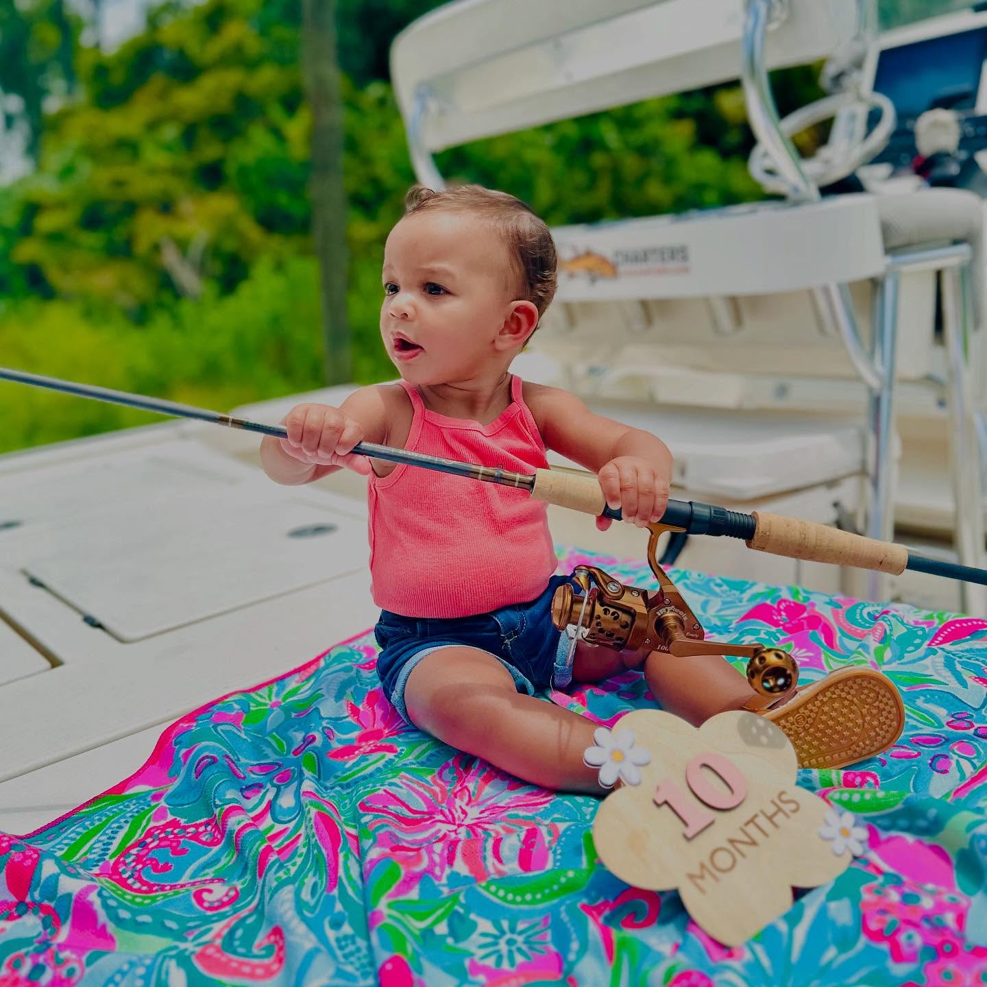 Everly Grace and I celebrated another successful season! When can we go fishing dad?! … I can’t wait EGA 🙏🏻 May god continue to bless my family, and my business 📲 A2 Fishing Chartets Est. 2016 #a2fishingcharters #irtreels #cajuncustomrods #fourhorsementackle #tfoflyrods #captainspreferredproducts #fortressmarineanchorsusa #reelfishingapparel