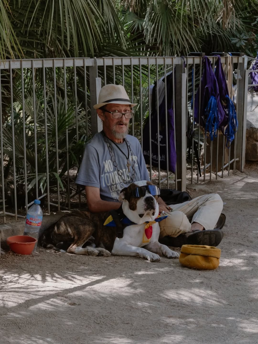 No tourist, only locals