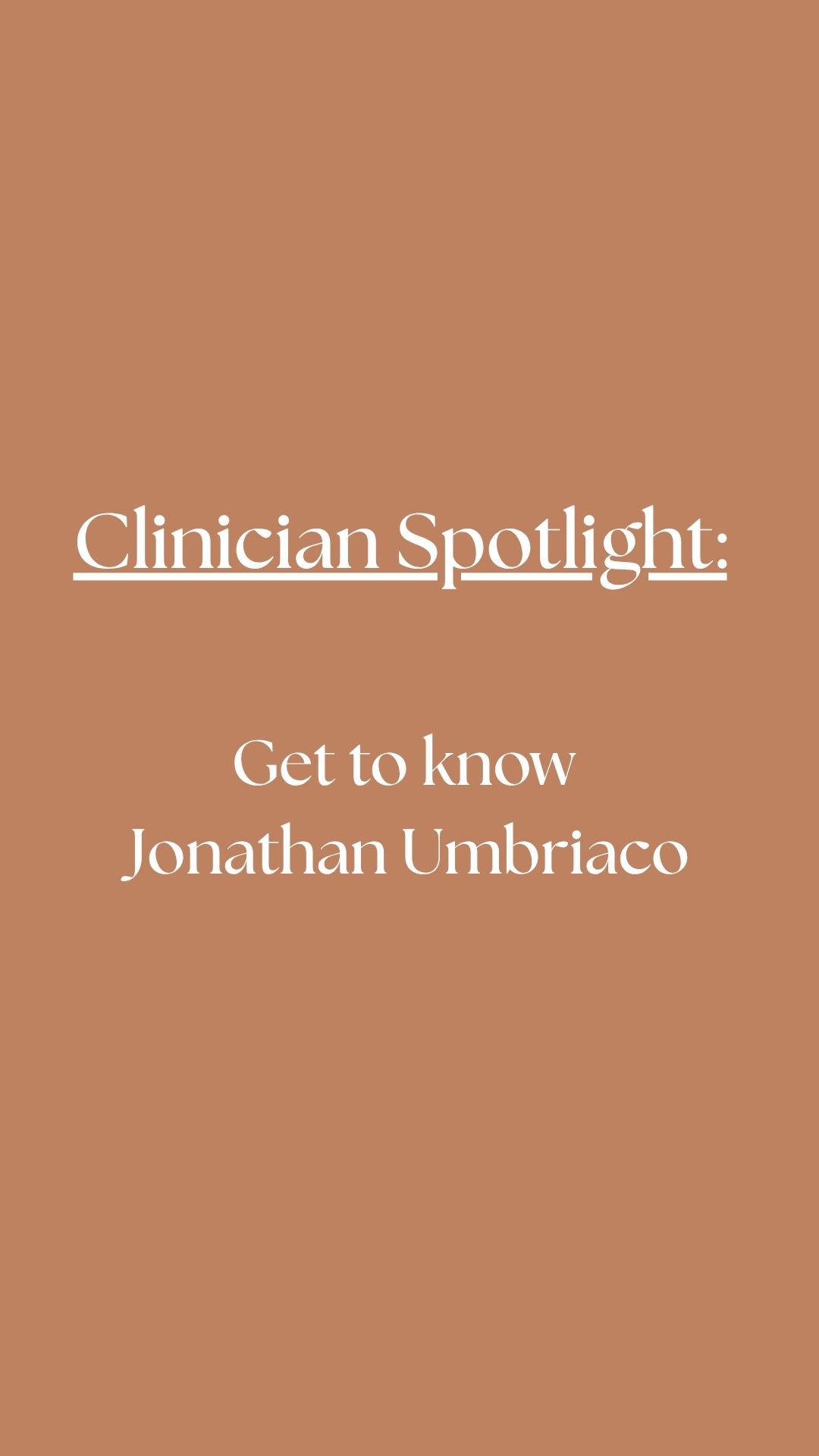 Introducing the one and only Jonathan Umbriaco! Today we hear from Jonathan in regards to his clientele, his most cherished aspects of working as a therapist, and an interesting fact about himself! Jonathan not only works with individuals seeking therapeutic support, but also helps lead a therapy group for men dealing with addiction. He has also helped begin a therapeutic retreat for clients who may be interested in a more time intensive therapy experience. Jonathan can be heard singing through the hallways in between his sessions, which brings a joy to our office we are so thankful to have!
#christiantherapy #centerforchristiantherapy #mentalhealth #hope #christiantherapistsofslc #faithbasedhealing #cct #faithandwellness #christiantherapistsofslc