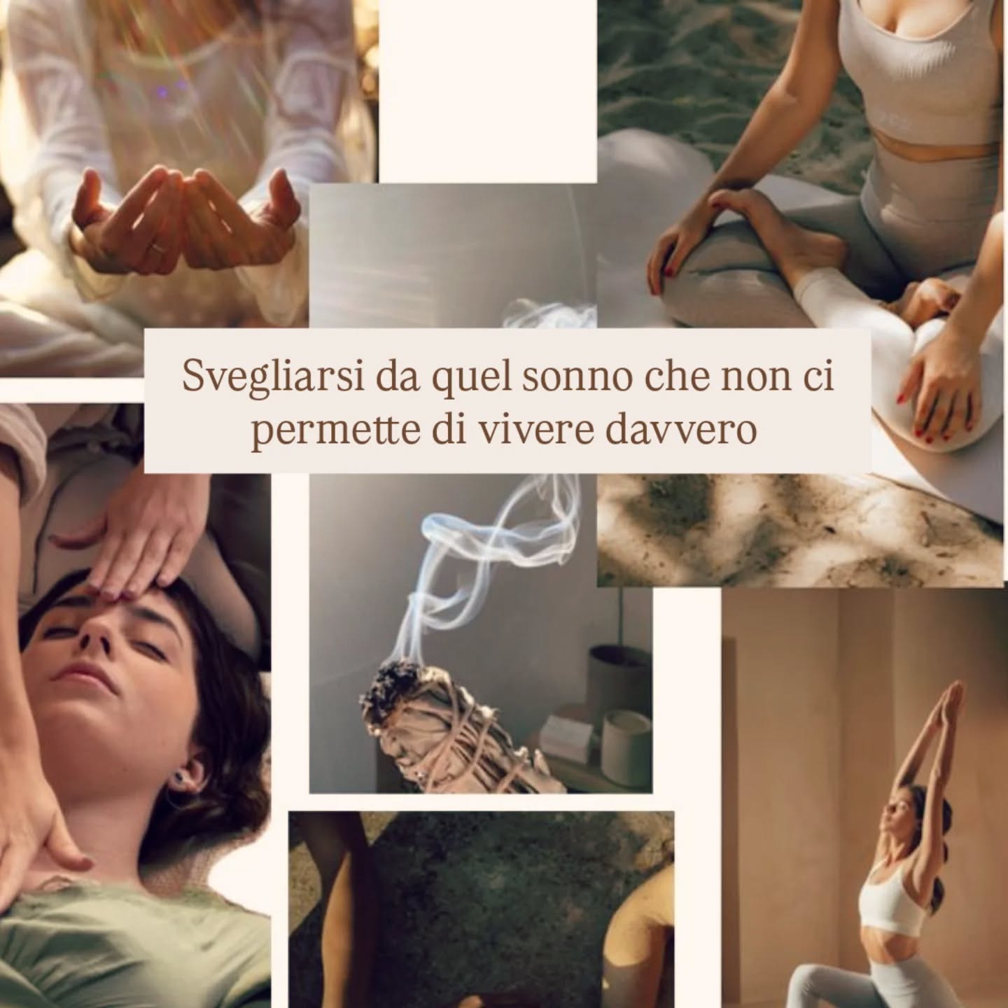 Ti piacerebbe svegliarti la mattina con calma...
Il corpo non è più in tensione ma ti parla con chiarezza, la mente non è già piena di confusione ma è lucida..
Sai riconoscere ciò che senti e provi, senza giudizio.
Hai tempo per respirare, sentire, scegliere
Finalmente ti ascolti.
E da lì, inizi a vivere davvero ✨
non più in reazione, ma in connessione
Ascoltati, è da lì che si ricomincia
STRUMENTI pratici come il massaggio e vivere in connessione con la ciclicità (che sia ormonale, lunare o il sentire le nostre stagioni interiori) possono aiutarti in questo tuo Risveglio
Trova la strada più affine a te
La mia missione in questa vita è:
⚜️Accompagnarti a ritrovare connessione, spazio e verità, partendo dal tuo corpo, da semplici azioni quotidiane e arrivando alla tua essenza
Sostenerti in questo viaggio di alti e di bassi (spesso molti bassi 😅, lo so molto bene) che ti condurrà ad una trasformazione interiore, che parte da un sentire fisico ed emotivo e che ti porterà a percepirti come il mare 🌊
Forte, potente e in continuo movimento.
Si, come lacqua, che sa adattarsi e trasformare ogni ostacolo e superare come le onde qualsiasi situazione la vita ti pone davanti