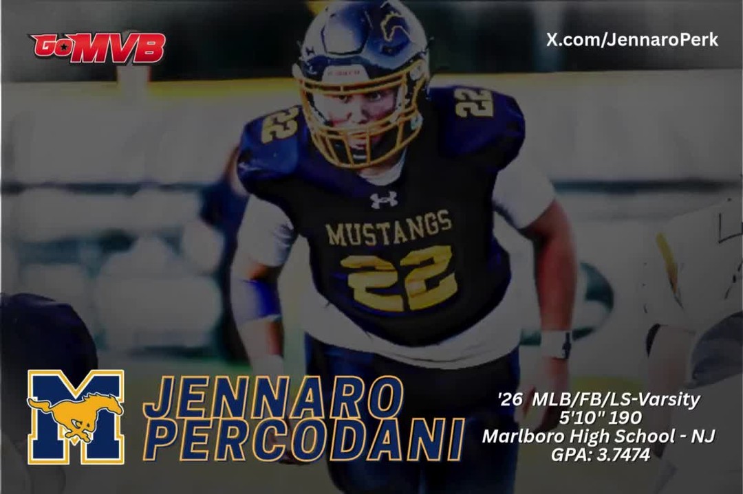 Football Coaches - Check out the latest prospect breakdown:
Jennaro Percodani
'26 MLB/FB/LS-Varsity
Marlboro HS NJ GPA: 3.7474
Link to Write Up in Comments
#gomvb #hsfootball #hsrecruit #ncaarecruit #studentathlete