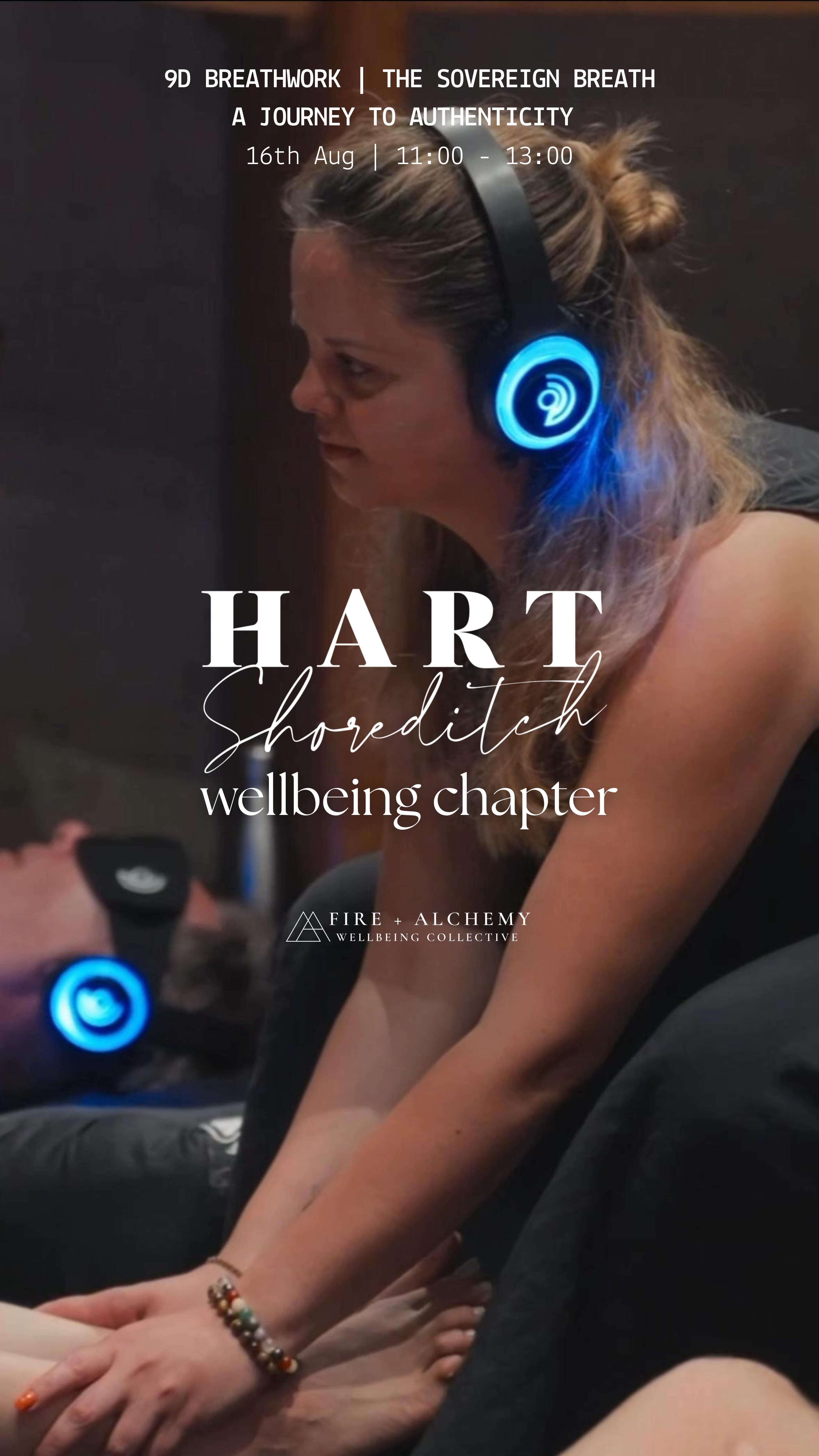 The Sovereign Breath — A JOURNEY TO AUTHENTICITY is for those ready to break free from the noise of expectation, conditioning, and self-doubt — and return to their true voice.
If you’re seeking clarity, confidence, and a deeper connection to your authentic self, this immersive experience will guide you back to who you truly are — so you can rise fully in your power.
Led by our exceptional practitioner Lidiya, you’ll be guided through conscious breathing, hypnotic affirmations, vocal activation and multidimensional soundscapes — dissolving outdated narratives and reconnecting to your truth.
This is a journey of self-liberation. A clearing of the internal noise of “not enough” — and a homecoming to your deepest knowing.
Bold. Expansive. A reclamation of your inner authority.
This session is grounded in 9D Breathwork — an immersive fusion of traditional breathwork and cutting-edge headphone technology. The method combines:
• Multi-dimensional sound experience
• Somatic breathwork
• Guided vocal coaching
• Solfeggio frequencies
• 432Hz harmonic tuning
• Binaural brain entrainment
• Isochronic brainwave tones
• Subliminal hypnotherapy
• World-class music composition
The result? A deeply integrative state that supports emotional release, nervous system regulation, and a return to clarity and wholeness.
Spaces are extremely limited. Early booking is essential.
Date: Saturday 16 August
Time: 11am–1pm
Where: The Hart Hotel, Curio Collection by Hilton, Shoreditch