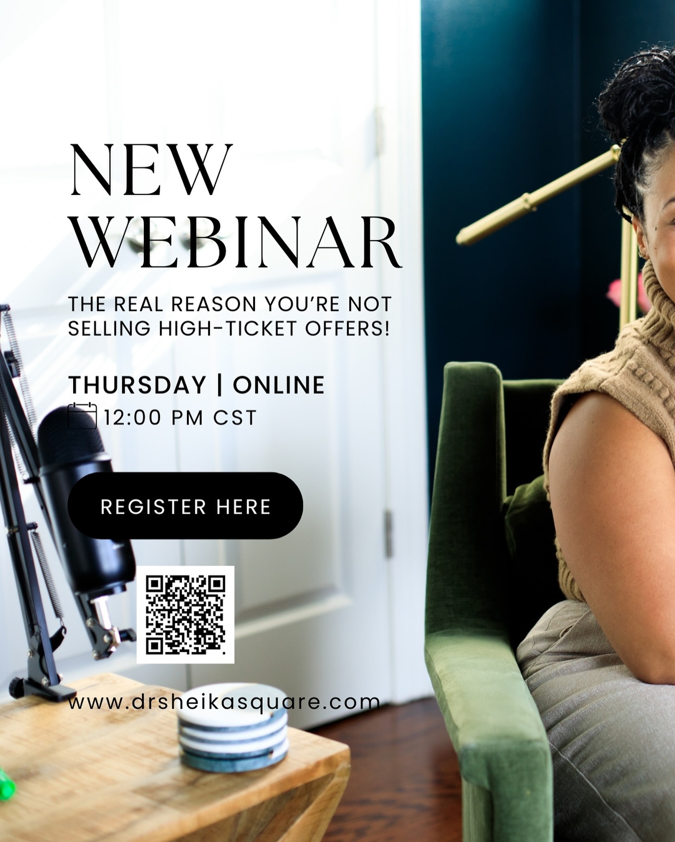 Sis, let’s be honest. You’ve been undercharging to get the sale.
And now you’re booked out… but the money still isn’t adding up.
That’s not a pricing issue. That’s a “how people see you” problem.
Join me Thursday at 12pm CST so I can show you how to reposition how customers see you, upgrade your brand message, and sales system so it attracts high-quality, high-paying clients.
🎯 Save your seat now (spots are limited): Use 🔗 in b!o to register ☝🏽