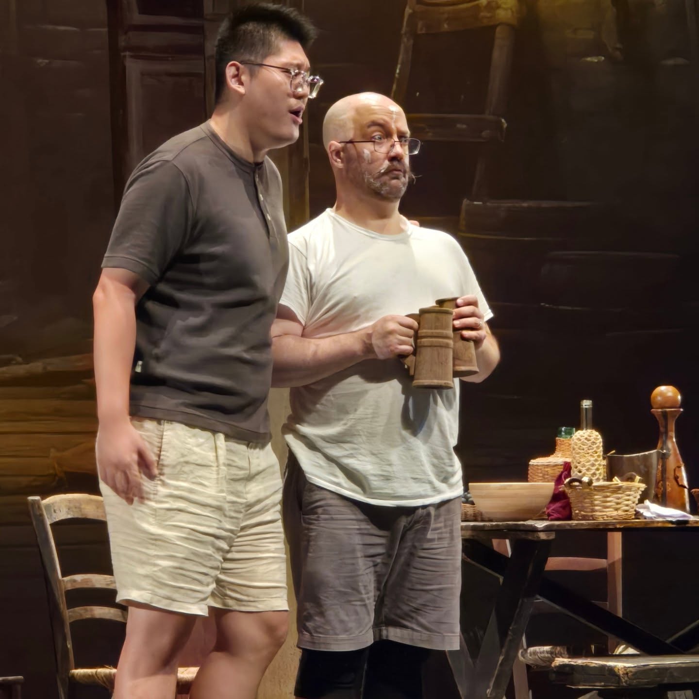 Falstaff reahesrals!!
.
.
.
.
.
.
#internationallyricacademy #operasingers #yaptracker #singinitaly #summerprogram #ilasummerprogram