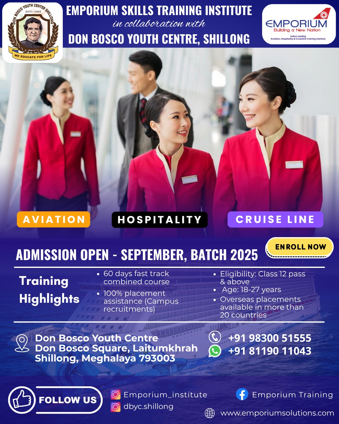 Admissions open...
First come, first served basis...
Who can stop you from fulfilling your dreams??
Come learn with us.. and reach your destination.