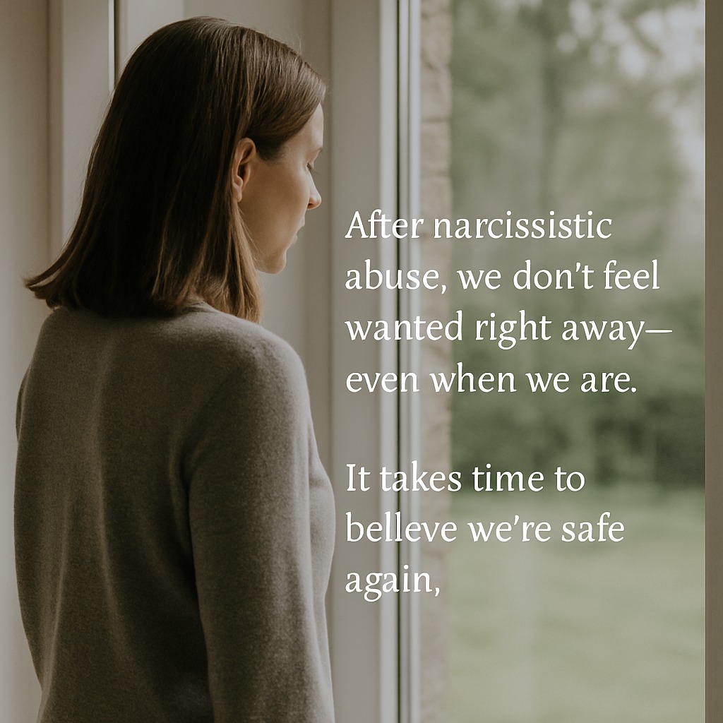 If you’ve been with a narcissist,
you were taught that love had conditions.
You were given breadcrumbs and called them affection.
You were ignored, then love-bombed, then blamed.
So now, in the quiet of something healthy…
You might feel unwanted.
Not because you are — but because your nervous system still expects to be discarded.
You're healing from being someone’s convenience.
From being valued only when you were useful, submissive, or silent.
It takes time to believe:
– That someone can love you when you’re not performing.
– That you’re not too much.
– That you’re worth showing up for, consistently.
If you need reassurance… ask for it.
If you’re slow to trust… honour that.
You’re not broken.
You’re unlearning.
And real love will wait with you while you do.
#becomingunbroken #narcissisticabuserecovery #learningtofeelsafe #youarewanted #healingtakestime #fromsurvivaltolove #traumahealing #reallovefeelssafe #emotionalabuseawareness
