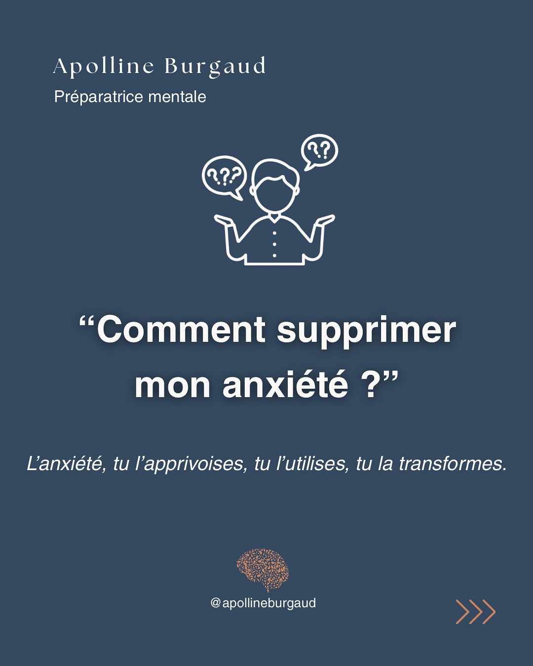 On me demande souvent comment se libérer du stress, de l’anxiété…
Mais si ces émotions sont là, c’est peut-être qu’il y a quelque chose à comprendre.
En préparation mentale, on enquête 🧐 ensemble pour trouver les réponses, à ton rythme.
Et surtout, on trouve les clés pour t’apaiser durablement et te libérer enfin de ces trucs désagréables qui t’empêchent d’être bien.
Souviens-toi : bien-être = performance 😊
Si tu as tout essayé sans résultat, et que tu tombes sur ce post, c’est peut-être le signe que tu attendais.
Écris-moi 🍀
#bienêtre #perf #performance #prepa #prepamentale #angouleme #charente #emotions #liberation #confiance #resultat #workout #training