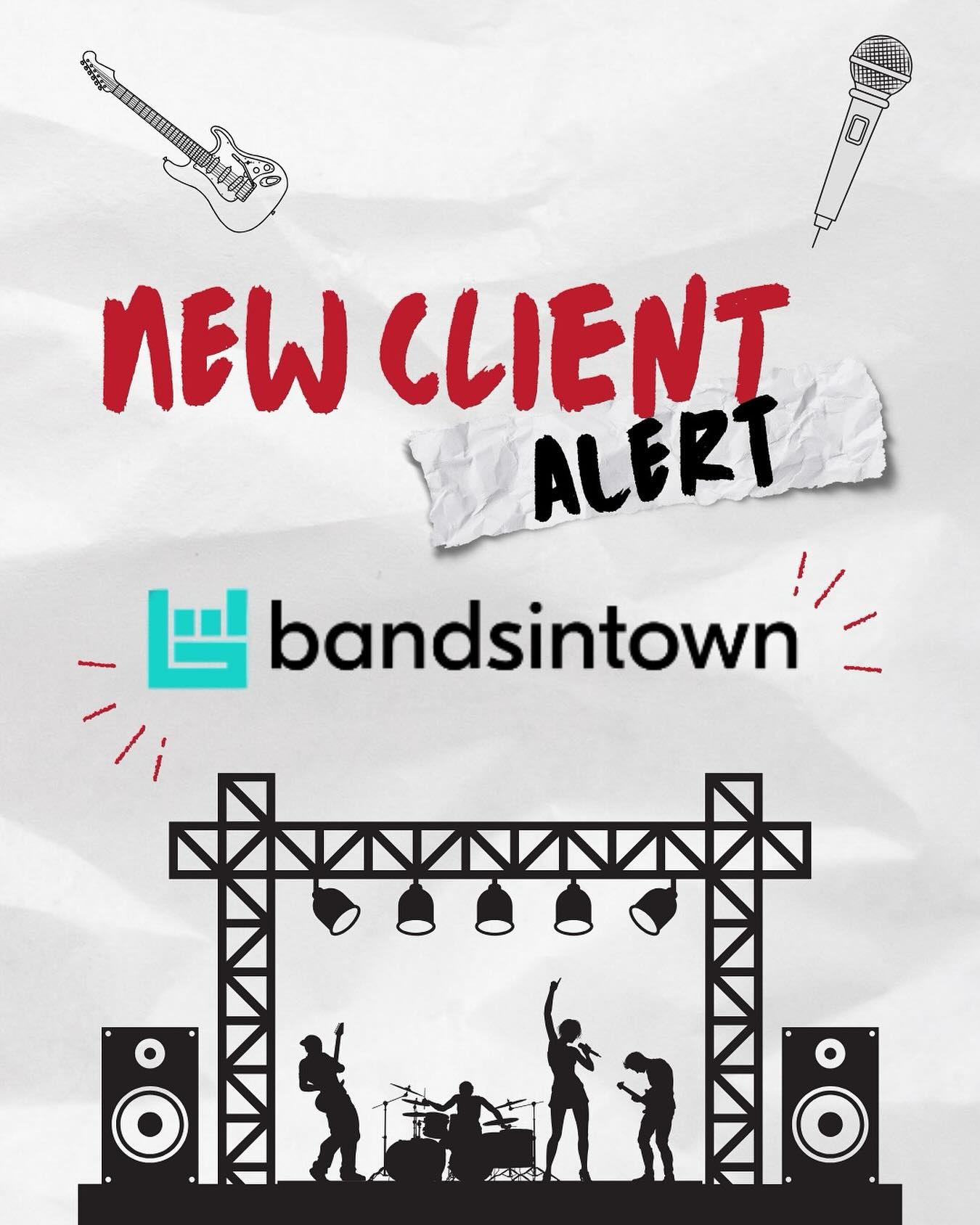 We are excited to introduce @bandsintown as the newest member of the Hustle&Co roster! As the go-to platform for live music discovery, Bandsintown connects fans to their favorite artists. From exclusive tour updates to personalized concert alerts, we’re here to support their mission of empowering the world of music. 🎵🎸