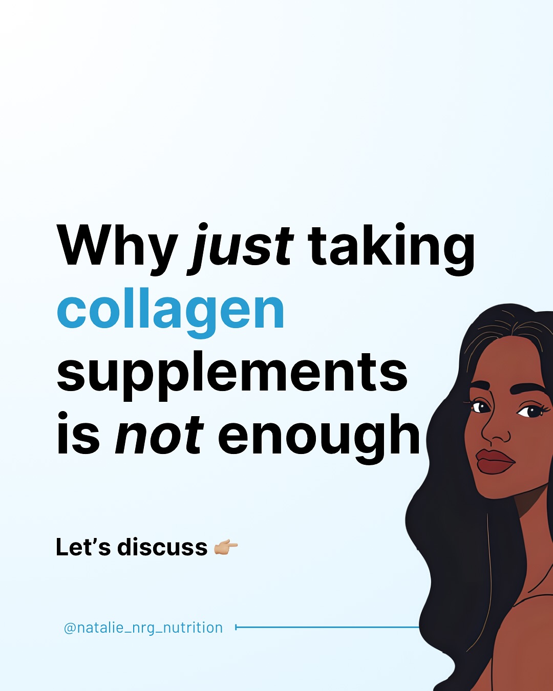 Collagen is an antidote to aging - but we need more than just collagen supplements to boost our levels 👩🏼⚕️📈⚡️
⚡️⚡️NEW LAUNCH ⚡️⚡️Interested in targeting your skin and bone health *from within* as well as externally? We have just launched a ✨brand new Timeless Skin & Anti-aging enhancement plan✨, in collaboration with a leading Knightsbridge aesthetic clinic and private hospital 🥼 Interested to learn more? Drop us a DM for more info, early access and priority booking ⏳
———————————————————————————-
Collagen is the most abundant protein in the human body, providing structural support to the skin, bones, joints, and connective tissues. In the skin, it plays a critical role in maintaining firmness, elasticity, and hydration. As we age collagen synthesis begins gradually to decline, leading to visible signs of aging.
Here’s the science:
🔬 Collagen is synthesized from amino acids, primarily glycine, proline, and hydroxyproline. This process requires specific micronutrients as cofactors — notably vitamin C, zinc, copper, and sulfur-containing compounds.
🧬 While collagen supplements can support the body’s natural production, research shows their benefits are enhanced when combined with a collagen-supportive diet:
✅ Vitamin C-rich foods (e.g., citrus, berries, bell peppers) – essential for collagen cross-linking
✅ Protein-rich foods (e.g., eggs, fish, legumes) – provide the amino acids needed for collagen synthesis
✅ Antioxidant-dense produce (e.g., leafy greens, tomatoes) – helps protect existing collagen from oxidative stress
✅ Bone broth or marine collagen – rich in collagen precursors and minerals
Remember: collagen supplementation is not a magic fix. It works best when supported by nutrient-dense eating habits, proper hydration, and minimizing collagen-depleting factors like UV exposure, excess sugar, and smoking.
🧴Glow begins from within — support your skin’s foundation through science-backed nutrition.
#nrgNutrition #CollagenSupport #SkinNutrition #AntiAgingScience #GlowFromWithin #IntegrativeSkinHealth #DermNutrition #SkinSupplements #HealthySkinStartsHere