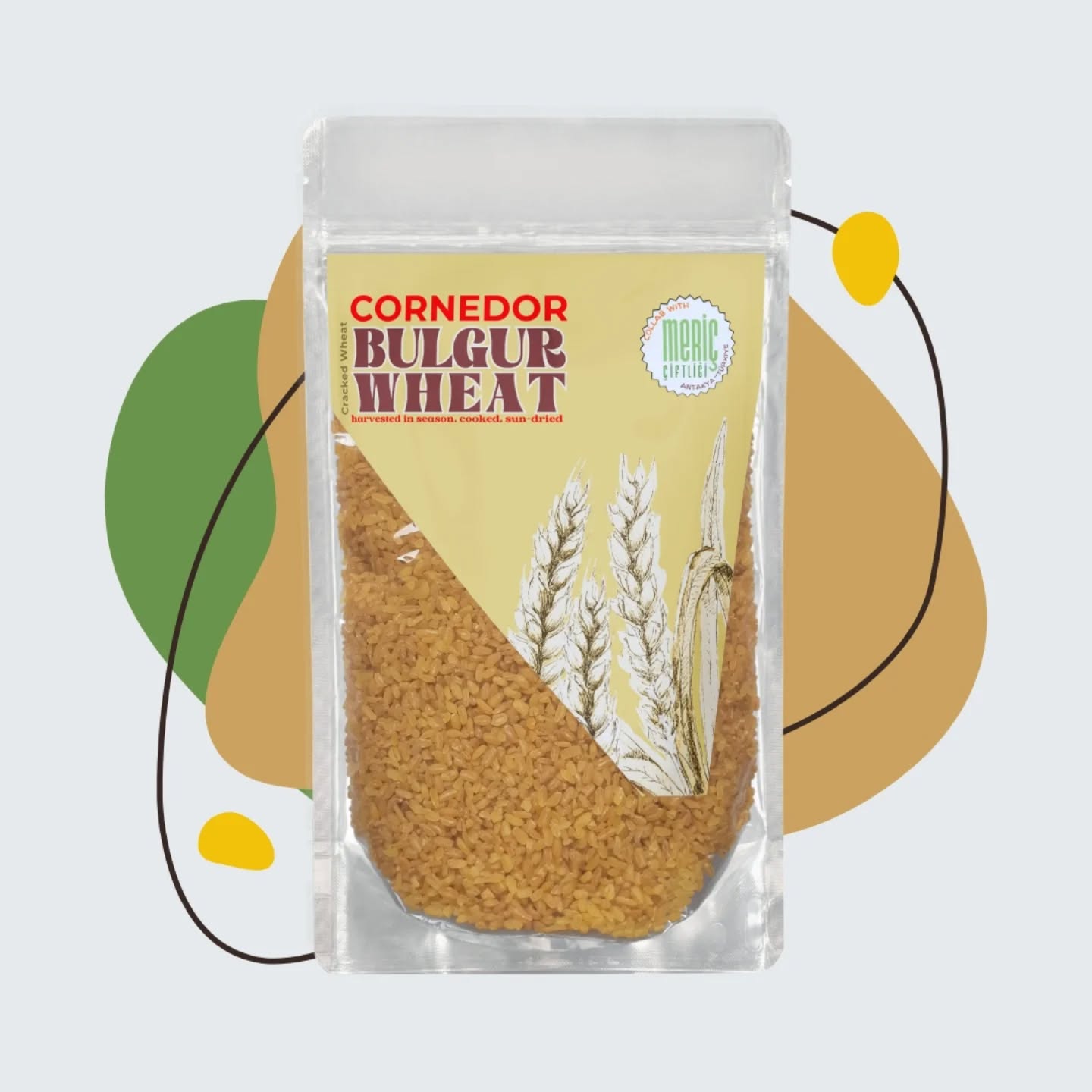 CORNEDOR - Bulgur Wheat -500 grams | Cracked Wheat | Harvested in season, cooked, sun
dried | Suitable for vegans&vegetarians
● Use as a fluffy, nutty base for Mediterranean grain bowls, paired with grilled vegetables or
spiced meats
● Toss into tabbouleh, kisir or other herb-packed salads to soak up citrusy dressings
● Serve as a side dish cooked in vegetable or chicken broth, enriched with olive oil or butter
● Mix with sautéed onions, tomato paste and spices for a traditional Turkish-style bulgur pilaf
● Combine with legumes like chickpeas or lentils for a protein-packed vegetarian meal
● Add to soups or stews to thicken and enrich texture while boosting fibre
● Bake into stuffed vegetables like bell peppers, courgettes or aubergines for a hearty,
satisfying filling
● Use as a nourishing alternative to rice in breakfast bowls with roasted nuts and yogurt
● Pair with roasted fish or grilled halloumi for a light, earthy base with a wholesome bite
● Bulgur wheat’s natural nutty taste and satisfying texture make it an ideal staple for countless
Eastern Mediterranean dishes. As a good source of fibre, B vitamins and plant protein, it’s
both versatile and nourishing. Perfect for daily cooking with a healthy twist
#Cornedor
#BulgurWheat
#CrackedWheat
#VeganFriendly
#VegetarianFood
#HealthyEating
#PlantBased
#WholeGrains
#MiddleEasternCuisine
#EastMediterranean
#Superfood
#TraditionalFoods
#MediterraneanDiet
#AncientGrains
#WholesomeIngredients
#VeganPantry
#HealthyPantry
#EcoFriendlyFood
#HarvestedInSeason
#SunDriedGoodness