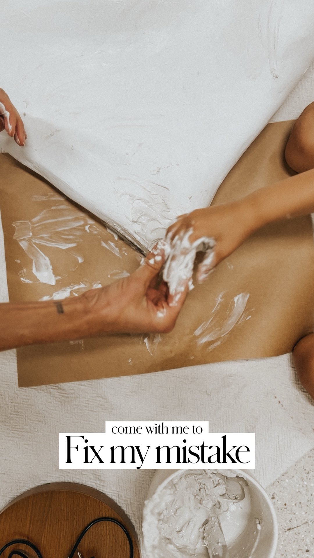 With a little help from my buddy, we were able to salvage the corner of my latest clumsy mishap and dare I say, even made it better!