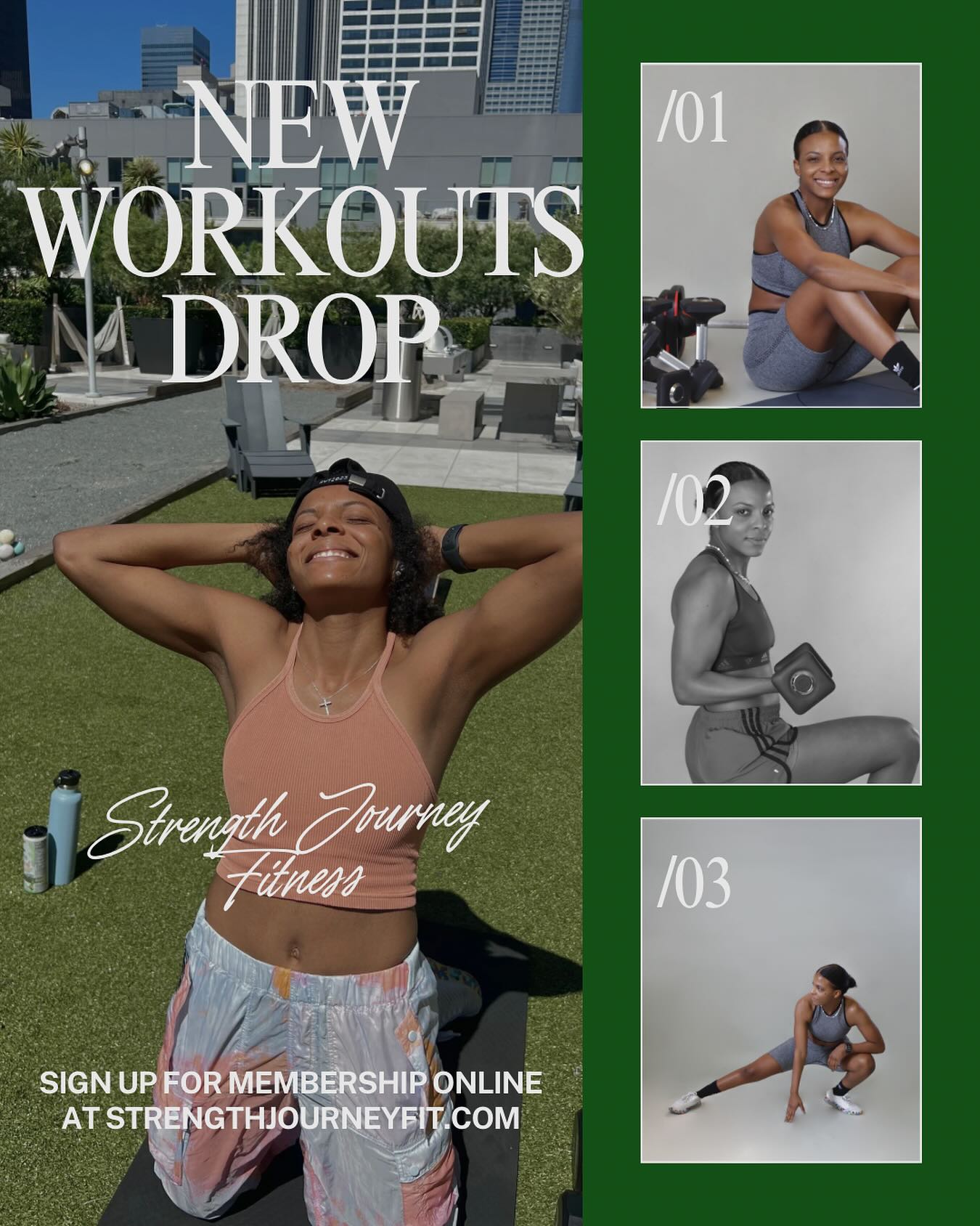 NEW WORKOUTS JUST DROPPED 💥
Fresh moves to challenge your strength, balance, and focus 💪🏽
✅ Sign up for an app membership at strengthjourneyfit.com to unlock full access.
Let’s get to work 🖤
#strengthjourneyfitness #workouts #strenghttraining #stretching #fitnes #fitnessmotivation #fitnessjourney #fitnesscommunity #gym #newworkout