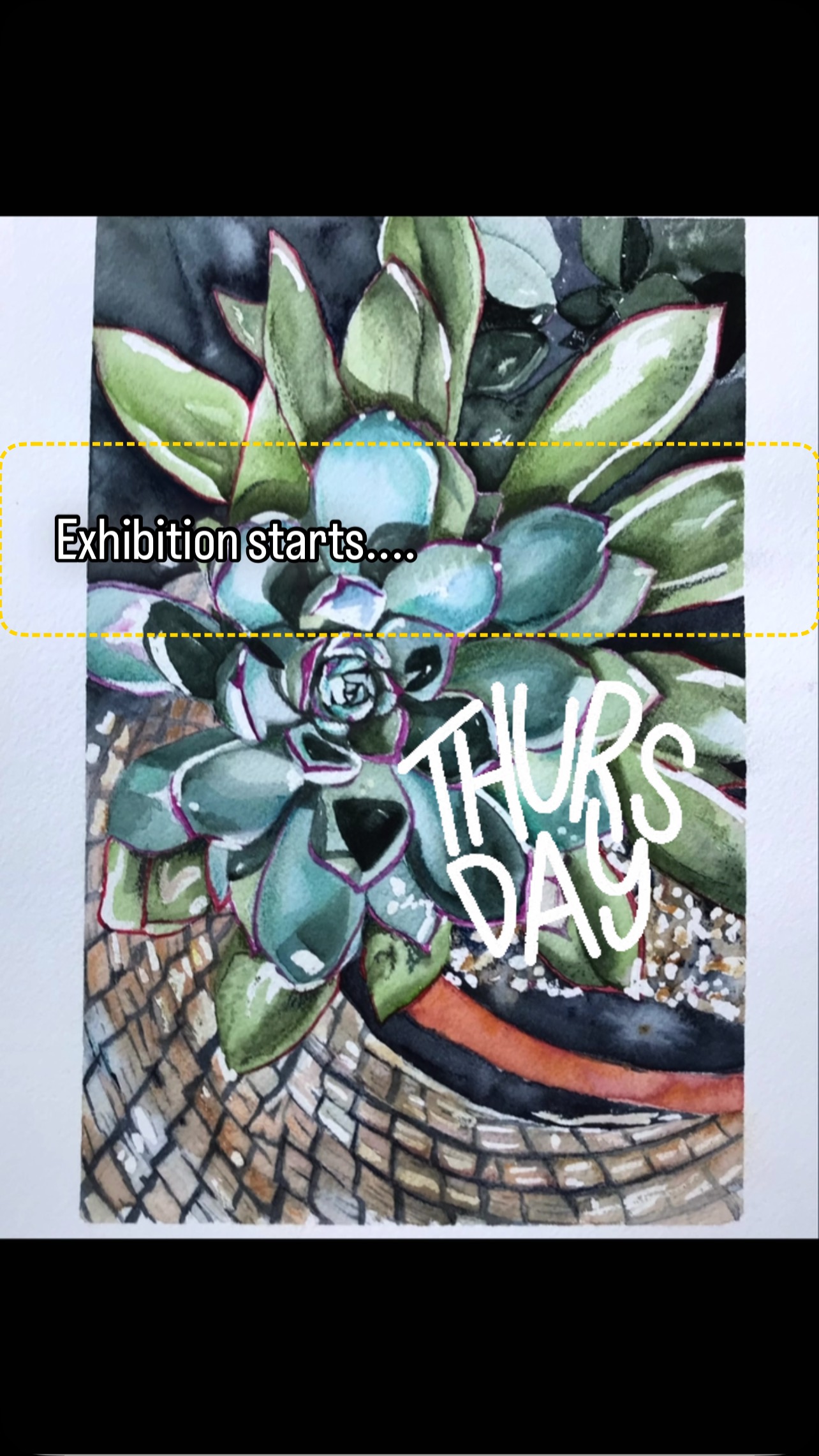 Come see some fabulous watercolours by me and my amazing artistic friends starting Thursday @ Richard Randall Studio Botanical Gardens Mt Coot-tha! #brisbaneartist #watercolourpainting #oilpaintings