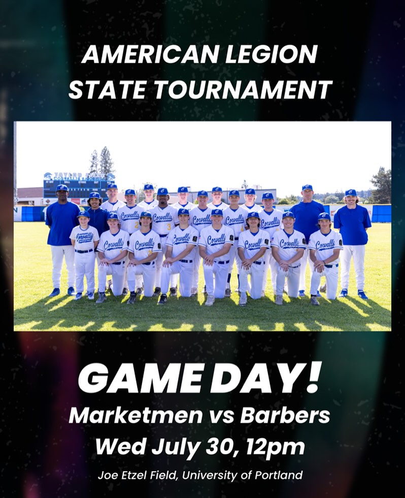 Another great W by your Gerding Marketmen! Caleb Babcock, started the game and pitched 3 2/3 innings, finished off by Jaden Fifhause and Andrew Street. Mason Stearns was 3/3 with 2 doubles and 2 RBI’s, Blake Linton went 2/3 with 1 RBi, Jaden Fifhause 1/1 - Double, Drew Rice and Josh Riddle both had RBI’s. Blake Linton and Ben Weiss had web-gem diving catches! Today we will face the Portland Barbers at noon! Let’s go Marketmen! #wearefamily #mybrothers #groceryboyz #dontblink #neverwaiver