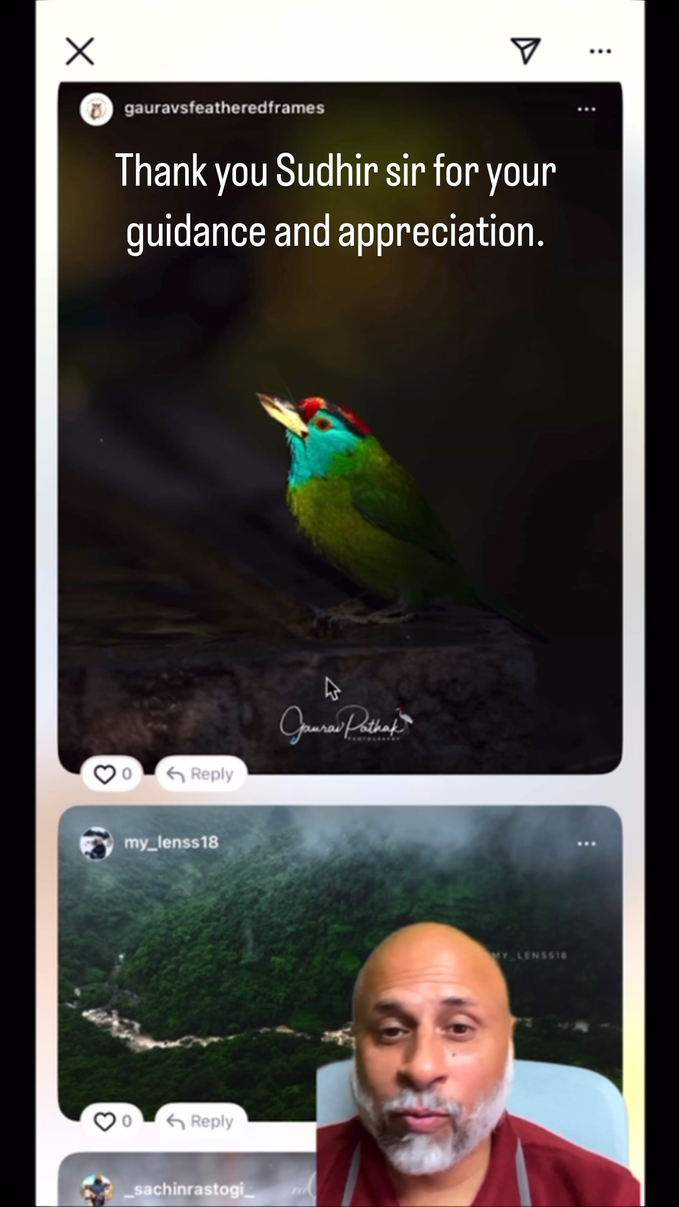 When someone you admire so much—someone whose work has shaped your own vision—takes a moment to acknowledge your effort, it means the world.
I had the absolute honour of having one of my wildlife photographs reviewed by none other than @sudhirshivaram sir, whose lens has captured the soul of the wild.
His words of appreciation weren’t just encouraging—they were a validation of countless hours spent in the field, studying light, behaviour, and story.
To receive recognition from someone whose work I’ve long followed, learned from, and deeply respected is a moment I’ll always treasure.
Sharing this with gratitude and renewed inspiration to keep learning, exploring, and creating.
#WildlifePhotography #Gratitude #sudhirshivaramphotography