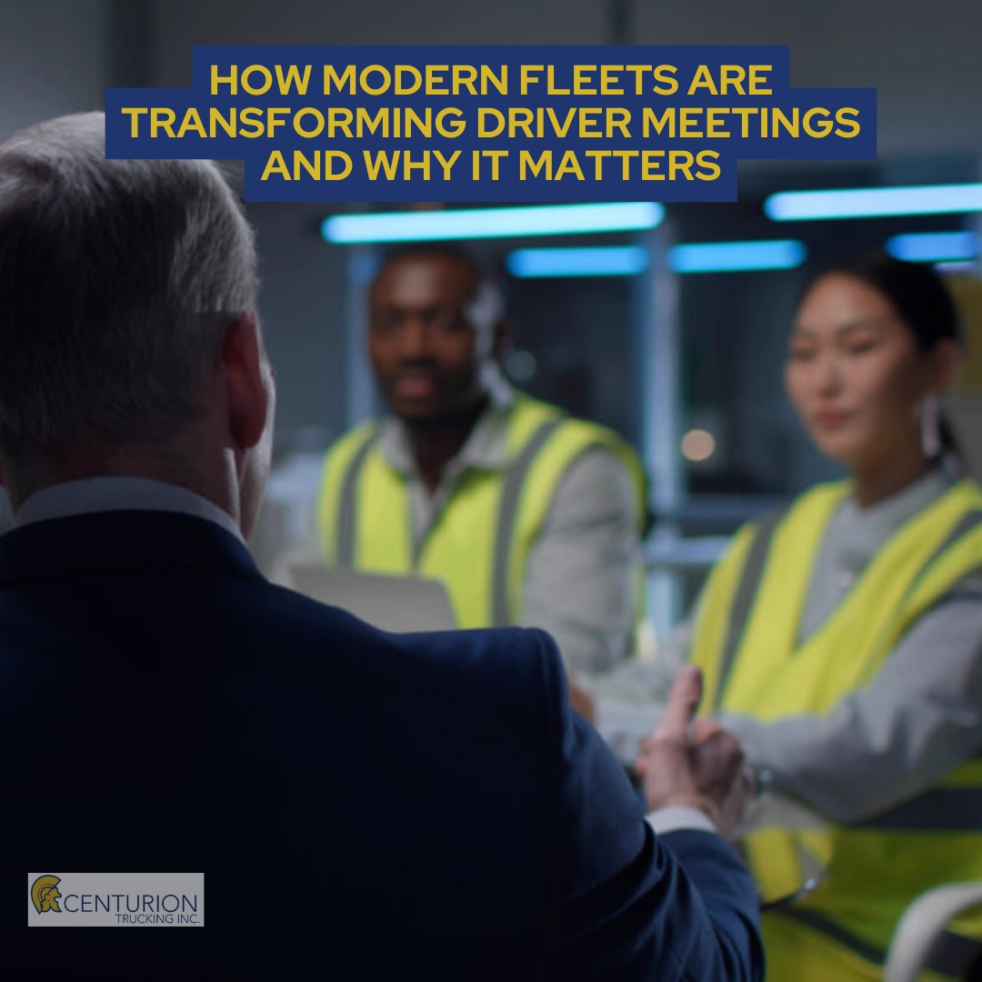 Driver meetings have shifted from boring, one-way lectures to more engaging, interactive sessions—often using virtual tools, podcasts, and open discussions—to foster better communication, driver involvement, and a stronger sense of community. Read more about how fleets are making meetings more effective in this article:
https://www.trucknews.com/business-management/leaveem-laughing-how-to-plan-better-driver-meetings/1003199090/