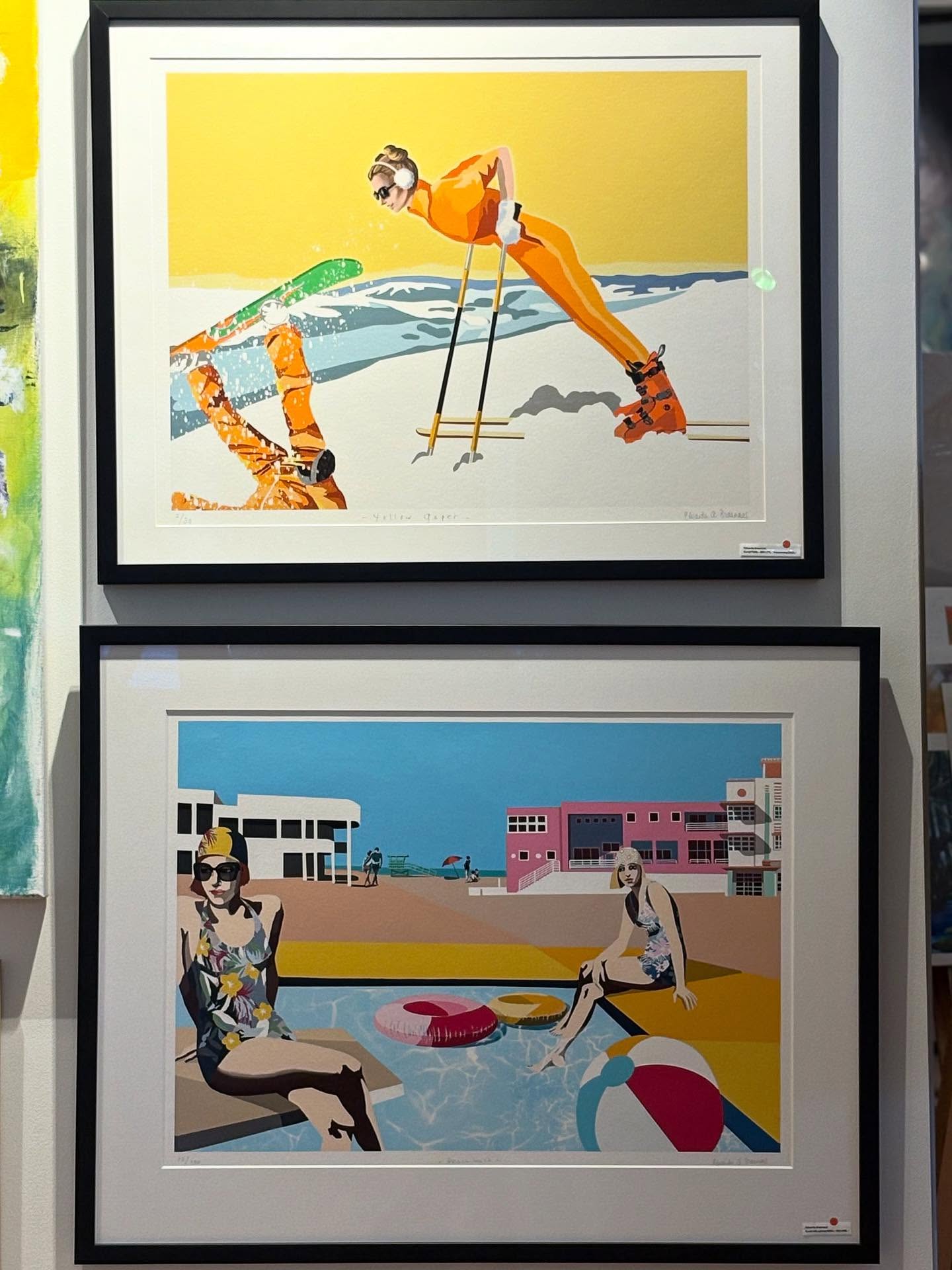 To nydelige kunstverk av EDVARDA BRAANES skal nå pakkes og sendes til sør!
«Yellow gape» og Beach walk» har fått et nytt hjem i Geilo. 🤩
/Åpent galleri alle dager også søndager.
•
@studioedvarda @gallerinord @visittromso #edvardabraanaas #art #gallery #tromsø