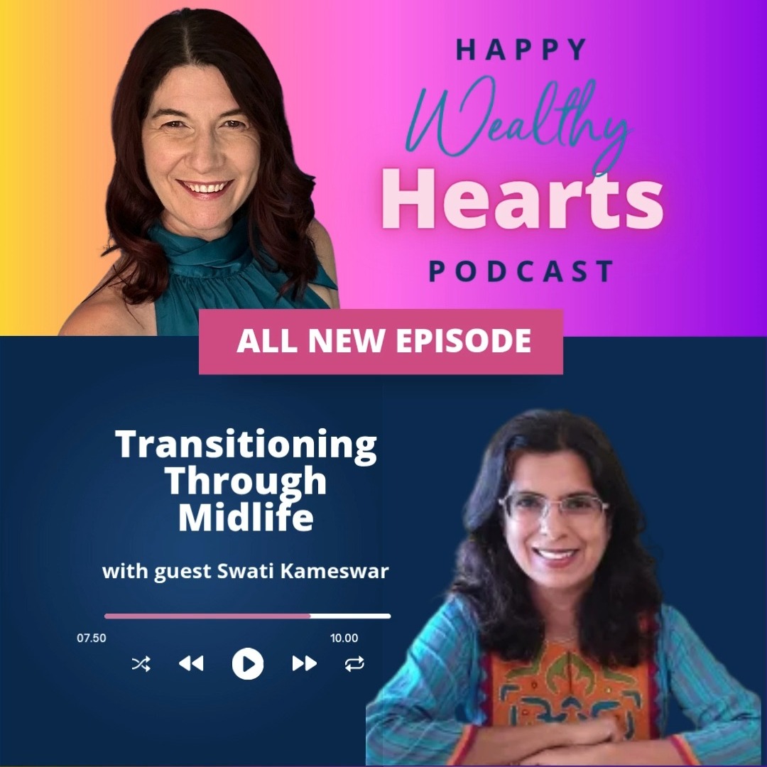 ✨ Feeling off lately? The planets may have something to say…
In Episode 14 of Happy Wealthy Hearts, I’m joined by midlife transit guide Swati Kameswar from @activate_your_truth_and_power to explore how planetary shifts across your birth chart can shape your mood, energy, and even your wellness.
🌙 We talk: 🔭 Astrology and your physical & emotional landscape
🌀 Why releasing the past is key to inviting new abundance
💫 How to level up with cosmic support—whether in love, money, or career
This episode is a soulful reminder that transformation isn’t random—it’s written in the stars.
🎧 Tune in now and learn how to align with the energies flowing through your life.
#HappyWealthyHearts #MidlifeAstrology #SwatiKameswar #EnergyHealing #LifeTransitions #NatalChartWisdom #EmotionalClarity #LetGoToGrow #kundaliniyoga #qigong #AstrologyForWellbeing