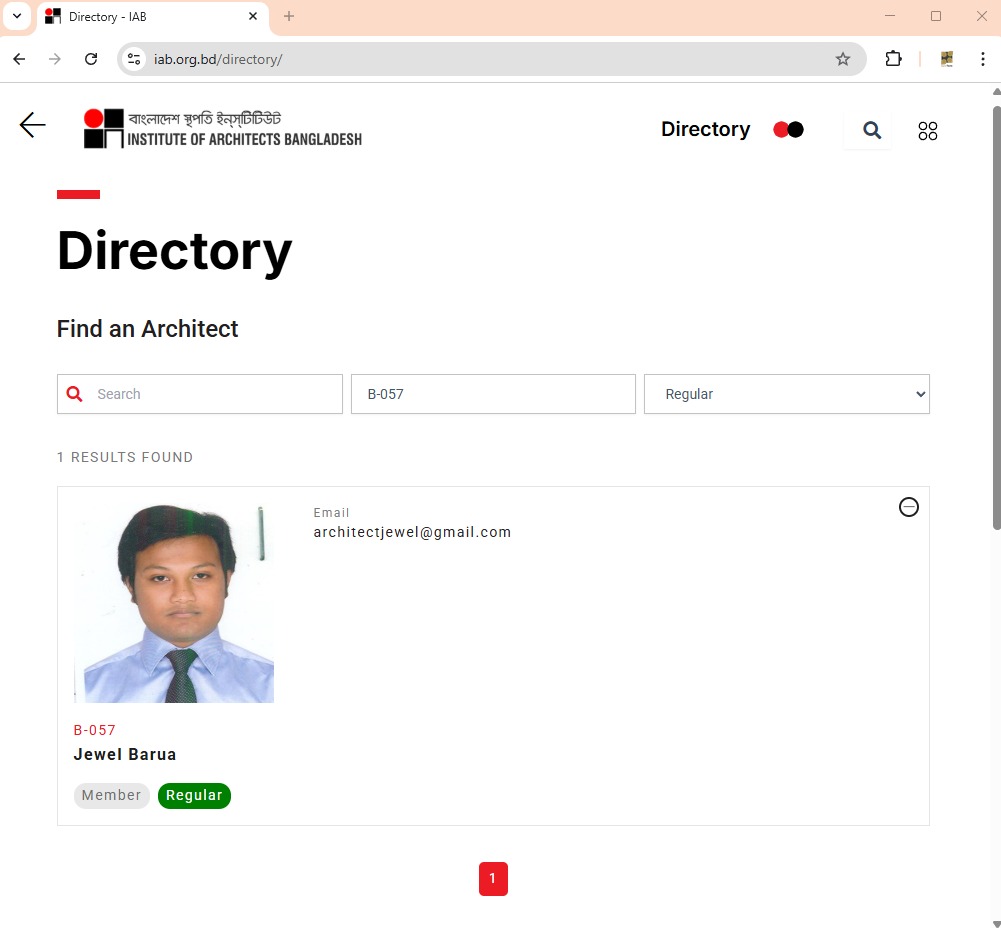 Proud to be a Registered Architect.
Architect Jewel Barua is a Regular Member of IAB—officially recognized by RAJUK, Cantonment Board (DB), and CDA.
Your trusted professional for permitted, compliant, and visionary architecture in Bangladesh.
#Studio16Architects #ArchitectJewelBarua #IABMember #RAJUKApprovedArchitect #CDAChattogram #CantonmentBoardApproved #RegisteredArchitectBD #BangladeshiArchitects #ArchitectureFirmBD #BuildWithConfidence #AuthorizedDesignExpert #ComplianceMatters
