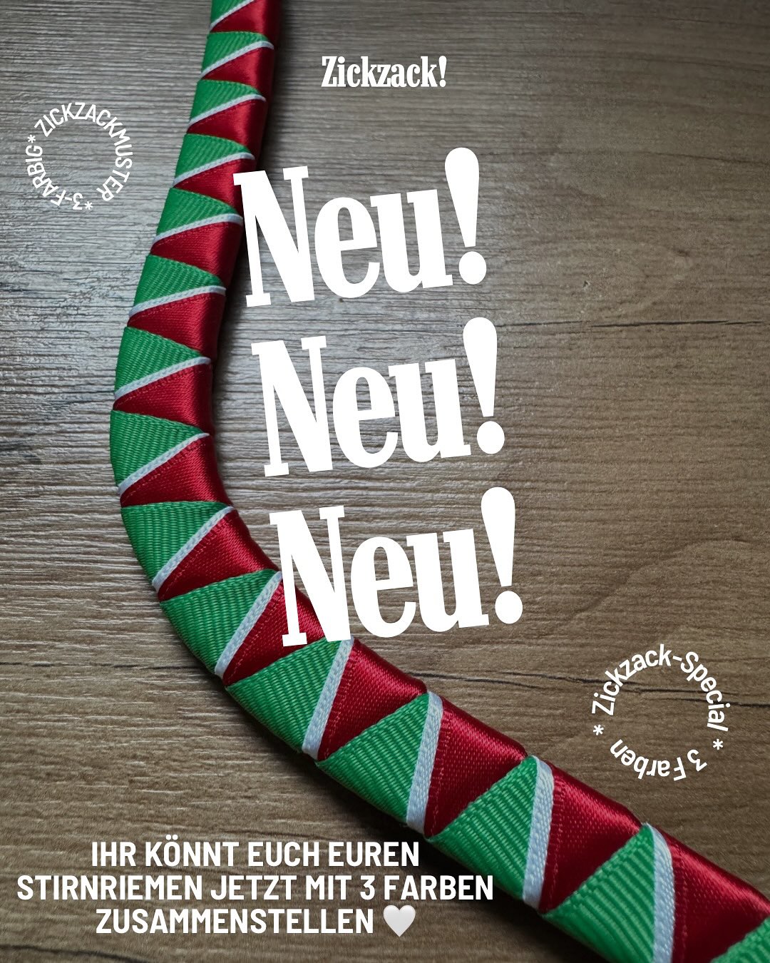 ✨ NEU: Unser Zickzack-Stirnriemen in 3 Farben! ✨
Wir haben euren Wunsch gehört – und unser beliebter geschwungener Zickzack-Stirnriemen ist jetzt noch vielseitiger: Ab sofort mit 3 harmonisch abgestimmten Farben! 🌈
Ob klassisch-elegant oder farbenfroh und auffällig – durch die dritte Farbe entstehen ganz neue Kombinationsmöglichkeiten und ein noch individuellerer Look für dein Pferd. 🐴💫
Welche 3 Farben würdest du auswählen?
Zum shoppen gehts hier lang 🤩↙️
www.happy-jumper.com
#ZickzackStirnriemen #Neuheit #Pferdeliebe #Handgemacht #Reitaccessoires #horse #equestrianstyle #stirnriemenglitzer #handmade #happyjumpercom #DreifarbigerStirnriemen