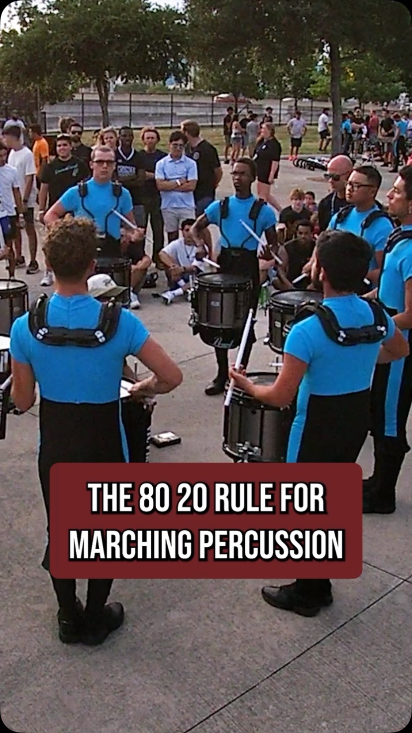 🧠 The Pareto Principle AKA The 80 20 Rule 🧠
This is a foundational part of the Percussion IQ methodlogy and helps our students get better, faster. Analyze your 80 20 and start focusing on what matters!
Learn more about the 80 20 Rule in the full blog post included in the Methodology section of the Percussion IQ App.
Visit the link in our bio or comment “Download” to get the free app on your device!
WHAT IS THE PERCUSSION IQ APP?
Our app is the practice tool built to help you #drumsmart Expand your vocabulary, build chops, and attain mastery over your craft. Available now, free, on IOS. On Android in Fall 2025.
WANT TO LEARN MORE?
Visit the link in our bio and click “Learn More”
#percussioniqapp #iq #percussioniq #snare #quad #percussionist #wgi #dci #indoordrumline #drumline #drum #drumcorps #music #marchingarts #drummunity #marchingpercussion #marching #snaredrum #tenordrums #marchingsnare #bandsofamerica #percussioneducationschool
