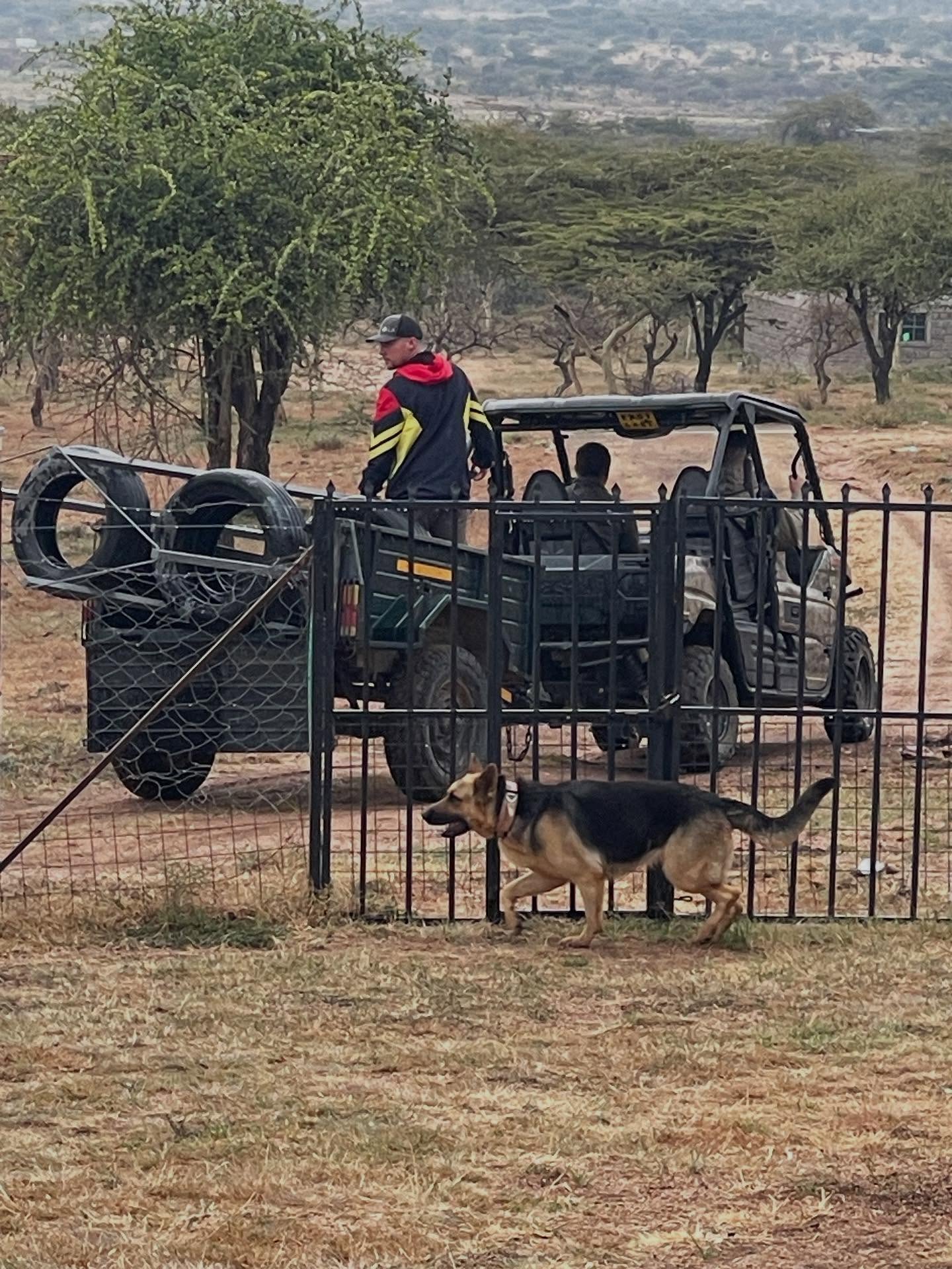 Remember the tire playground idea?
Well, the team from Our Savior’s Church brought it all to life 🙌🏼
Their first day in the bush was full of painting and moving the playground equipment! Despite and cold and rain, they got the job done 💪🏼 They had such a cute idea leaving their handprints on the tires…. They truly left their mark here in Kenya (see what I did there? 😏 😂).
The playground equipment came out soooo good!
While the paint dried, the team hiked to the top of our property. It truly is just a breathtaking view of our valley 😍
I’ll save the playground reveal and the kids reactions for another post 😊 be on the lookout for more pictures as I share some of the incredible times we had with this amazing team from Lafayette!