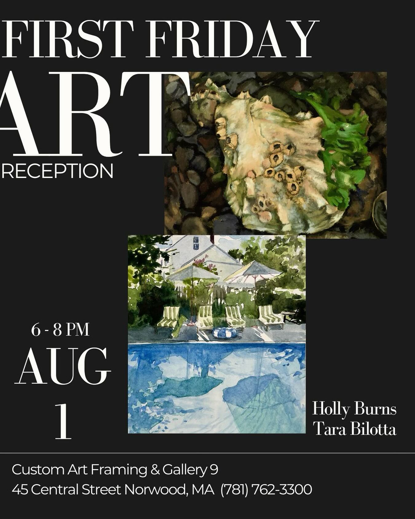 Join us this Friday when we showcase and celebrate the work of @holly.m.burns.art and @tarabpaints !
6-8pm Grab a friend and visit us! It’s free, fun, and air conditioned.