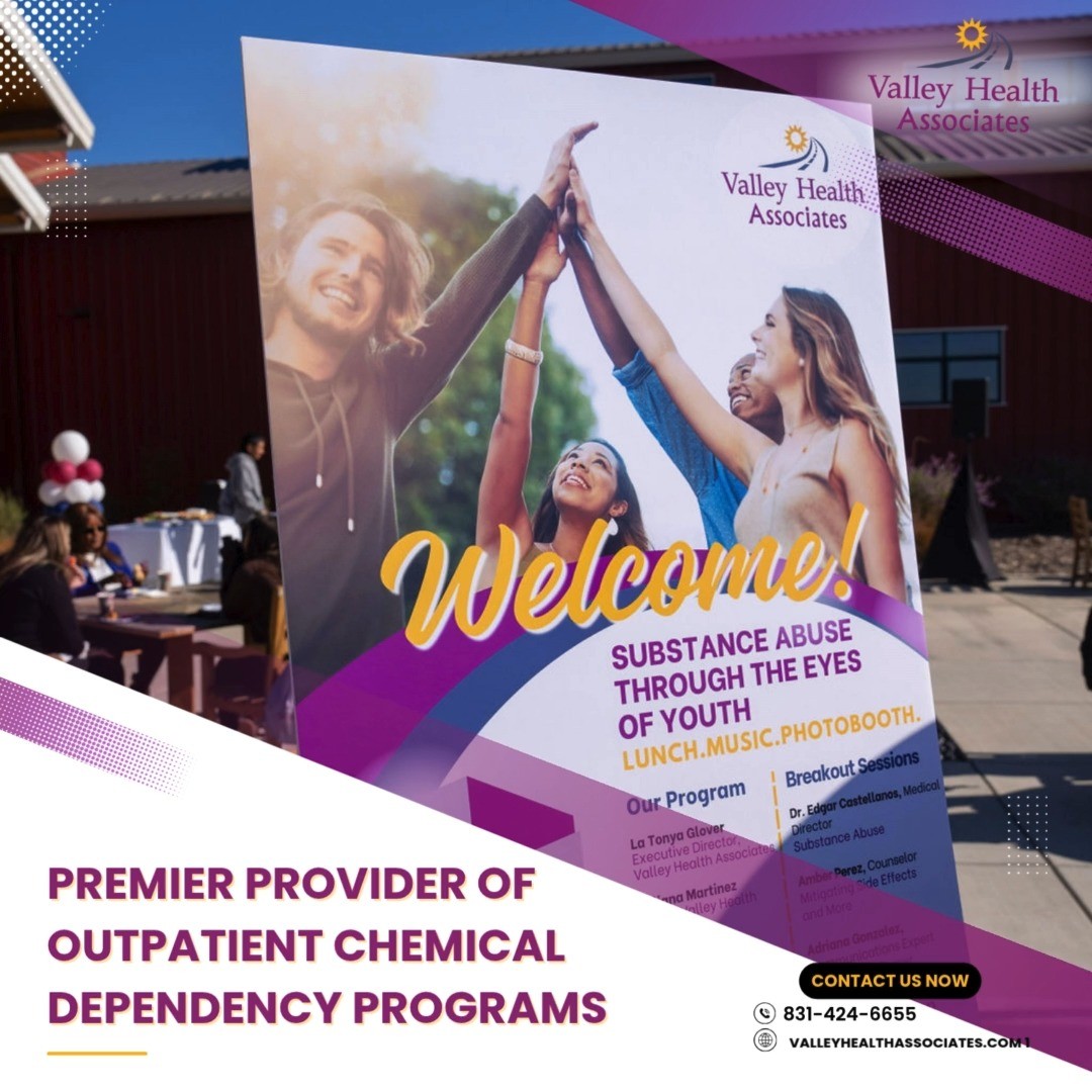 Valley Health Associates is a premier provider of outpatient chemical dependency programs serving the community in Monterey and San Benito Counties. 💜�
#ValleyHealthAssociates #VHA #MontereyCounty #RecoveryJourney #CommunitySupport