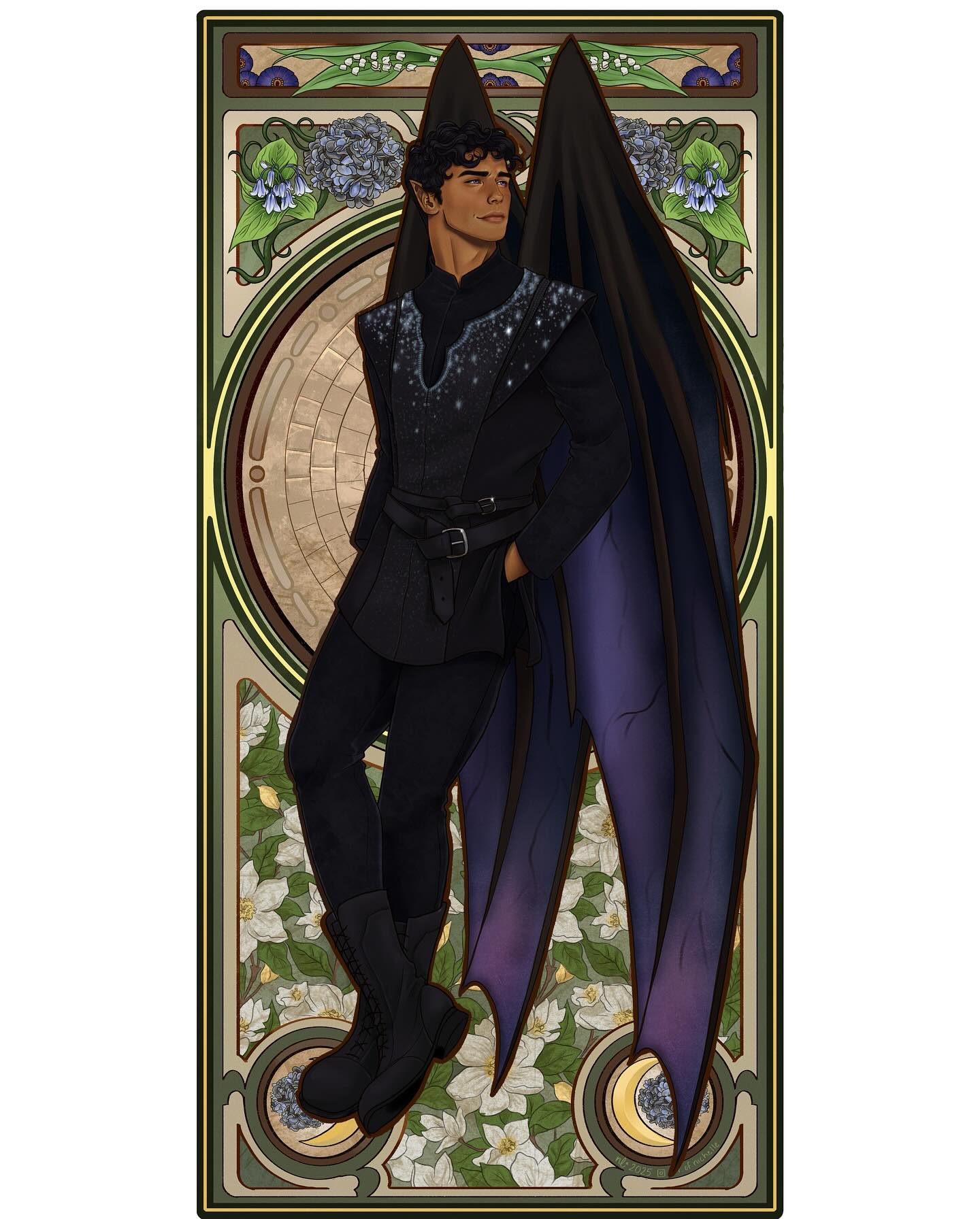 5 of 6.
I can’t believe I only have one more left! I have to admit, drawing the guys has been quite a challenge since I primarily draw women… but staring at them has been nice 😋
#Digitalart #canadianartist #femaleartist #procreate #ipad #applepencil #artistsoninstagram #artistsofinstagram #male #batboy #handsome #artnouveau #hot #casual #smirk #series #oneleft