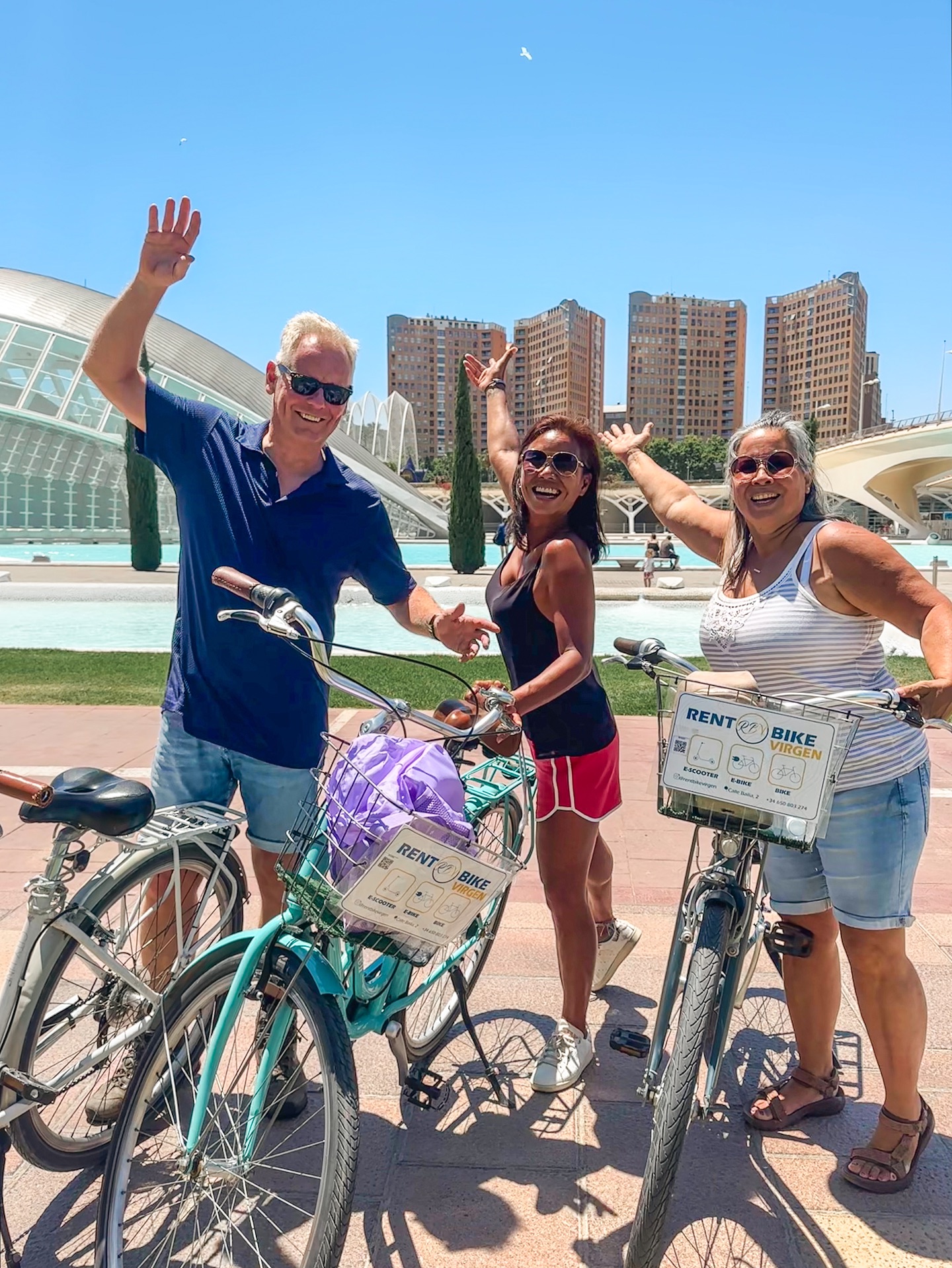 Carla and Ben, a super enthusiastic and spontaneous couple we met through Facebook, recently went on a bike tour through sunny Valencia. Together, we discovered this beautiful city in an active and fun way! 🚲
In the days that followed, they kept us updated with beautiful photos and cheerful messages about how much they were enjoying their holiday and everything Valencia had to offer. It’s wonderful to see how they celebrate life and approach each day with so much joy.
We wish Carla and Ben all the best and lots of love from Valencia. Keep enjoying, keep smiling, and know that you are always welcome in sunny Valencia! ☀️
Fancy to explore Valencia in an informative but more than relaxed, fun way? You can join us by bike, Segway, Patinette of by foot. And what about making your holidays complete by a Paella cooking class, making your own Valencia Ceramic souvenir… a beautiful hike, a tapastour or a wine tour. If this sound appealing to you… don´t hesitate and send us a whatsapp on +31614549342
We´re looking forward to meet you!
Tours in DE/EN/ES/IT/FR/NL
.
.
#gezelligfietseninvalencia #valencia #gezelligvalencia #fietstour #biketour #hiking #hikinginspain #fietseninvalencia #weekendjeweg #cargobike #getinvolvedvalencia #bezienswaardighedenvalencia #bikerental #nederlandsegidsinvalencia #bezienswaardighedenvalencia #citytripvalencia #stedentrip #fietstocht #thingstodoinvalencia #visitvalencia #highlightsvalencia #winetasting #tapastour #paellacookingclass