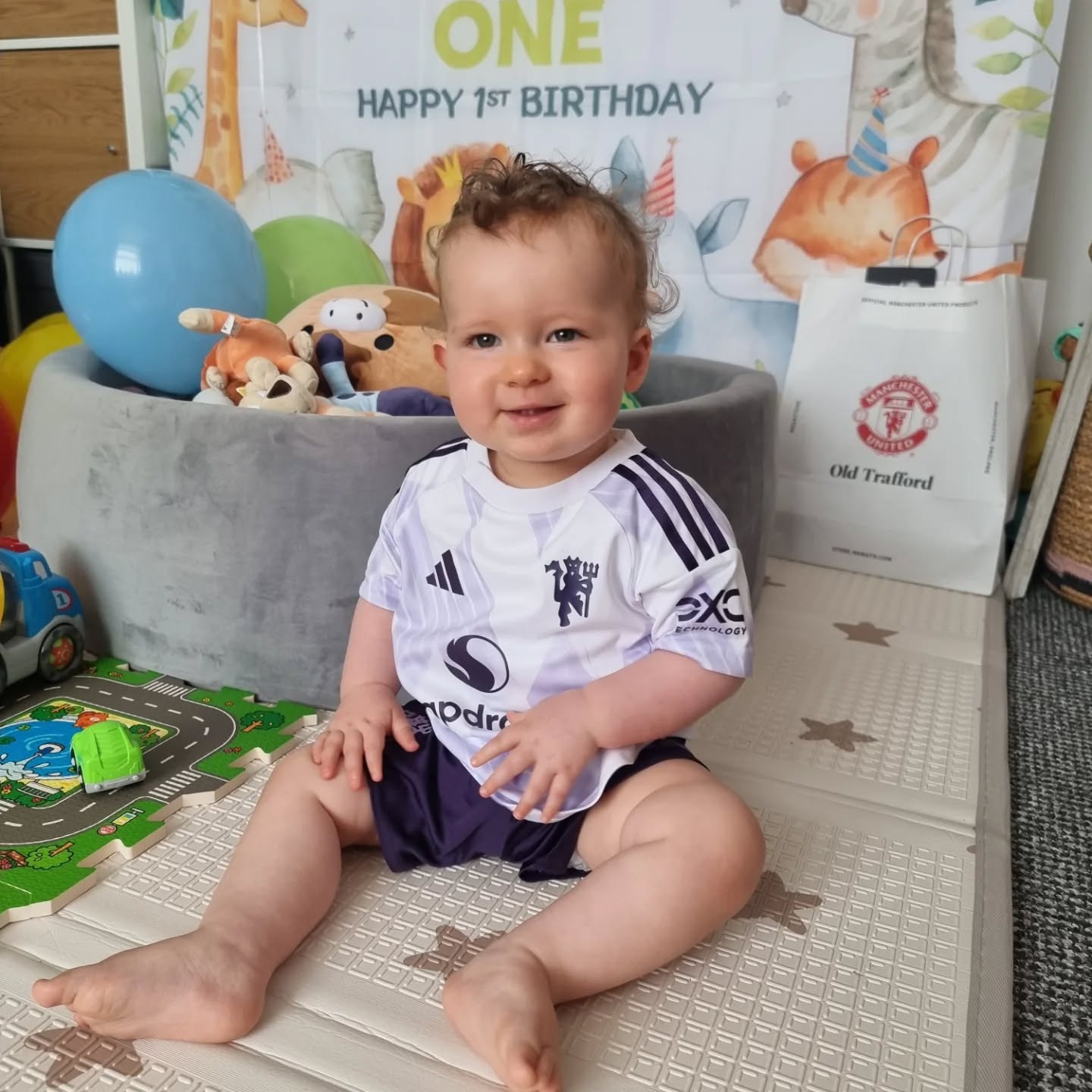 Happy 1st birthday gorgeous boy 😍🎉🥰💜