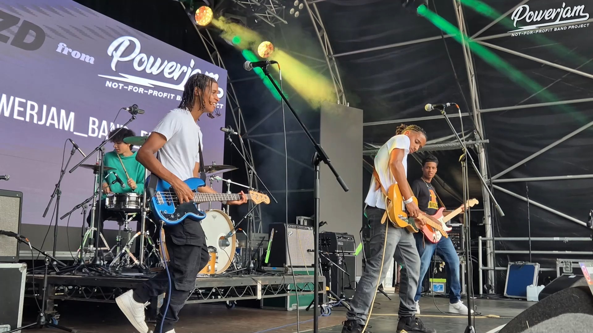 It was such an honour for our band ‘Bluezd’ (ages 13-16) and us at Powerjam to get on the Robert Hokum MainStage at Ealing Blues Festival this past weekend. Robert, Founder of the festival who v sadly passed away last year, believed so much in our work at Powerjam and sent 3 very talented boys to us when they were 10-13 because he knew they needed to be in a rehearsing and gigging band. We were so proud to honour Robert on his memorial stage with what Bluezd have become over the past 3 years with us. Just a week before Robert passed, he told us to keep fighting for our young musicians, for our not-for-profit initiative, for the rising mental health issues amongst young people today and the disadvantaged. He said he “wished he could be on the front line with us”. Robert, you ARE on the front line with us - Thank you and the festival for being a part of the Bluezd and Powerjam journey - Just look at them now!!!
( and new single out soon!!)
A massive thanks goes to the fabulous @ealing_summer team for having 2 of our young bands a part of this amazing event!! #grassrootsuk
#Bluezd #RobertHokum #MadTalk #Powerjam @rubyflashman #Powerjambandproject #ealingbluesfestival #ealing @gavincarroll #ealingsummerfestivals #ukblues @tobylee @gazmayall #lennykravitz #teddyswims @teddyswims @theealingclub #ealingcouncil @lennykravitz