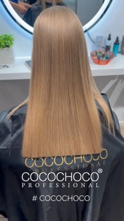 love it 😍 @cocochoco_danmark #cocochocokeratin #smoothhair#cocochoco_love #hairtreatment #keratintreatment #straighthair #silky #smoothhair #HairCare #cocochocoprofessional #cocochoco #straightenhairstyle #SilkyShine #foryoupage❤