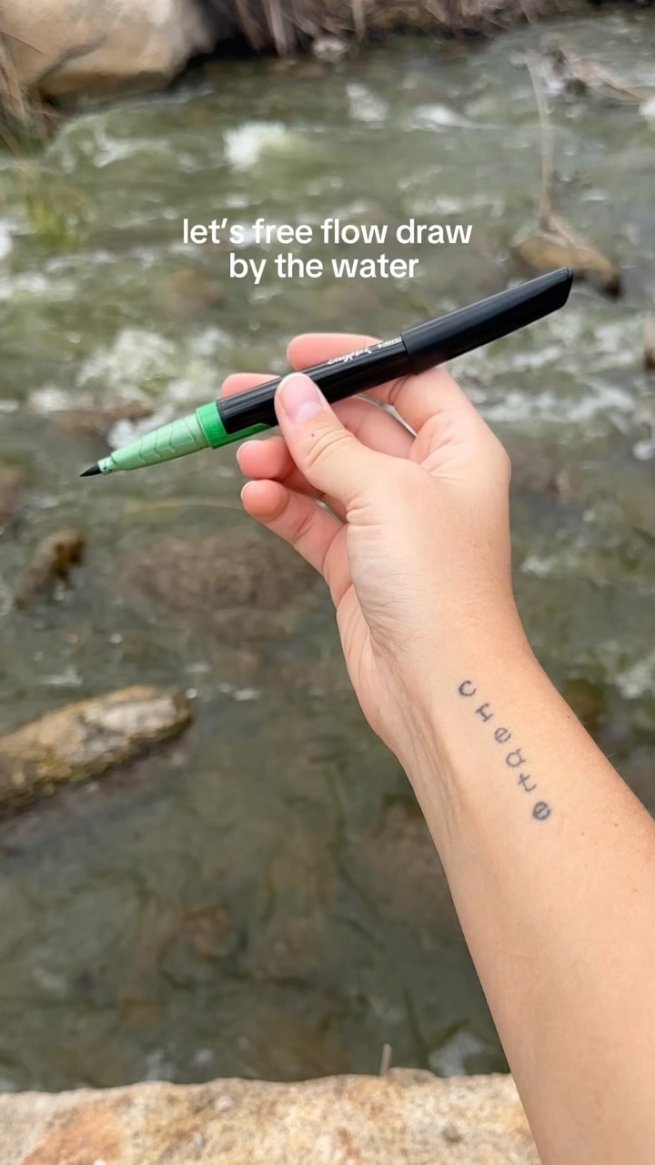 i am finding more time to make low pressure art
free flowing
small sketches and drawings
a part of that is keeping supplies with me to make the possibility of creating more accessible and available
whether i’m on a small hike and bringing a pocket notebook and a pen, or a week long adventure to a national park with a whole supplies kit - bringing supplies on the go has become an essential part of my life and creative practice
#natureart #artonthego #creativity #bodymarker #bodyart