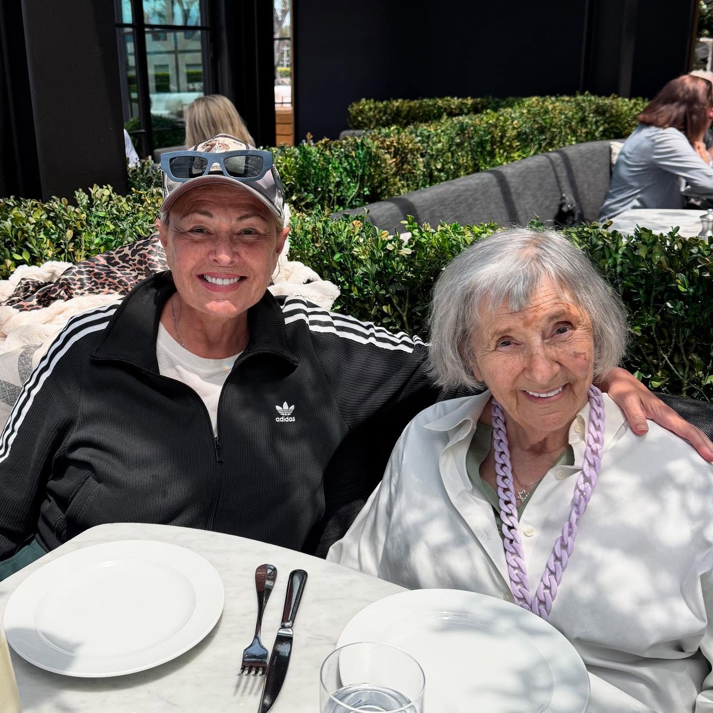 A great lunch with mama and granddaughters.