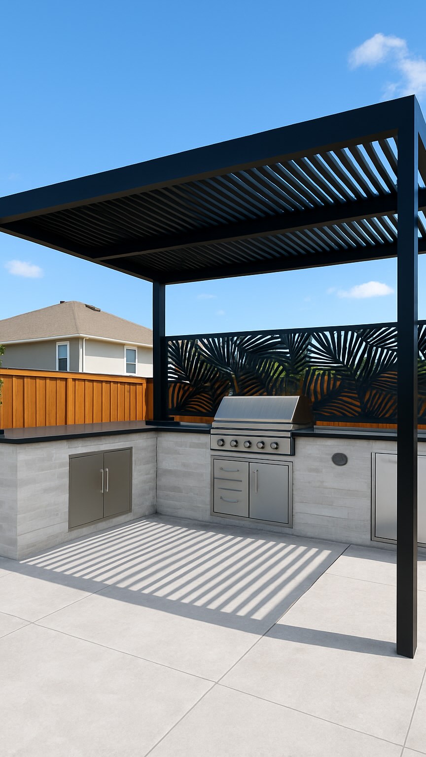 More than a pergola. More than a kitchen.
It’s a space made for gathering, cooking, and relaxing, all under one structure
Custom-built in aluminum, with clean lines and high-end finishes, this setup was designed to make outdoor living enjoyable!
————————————————
Más que una pérgola. Más que una cocina.
Es un espacio para reunirse, cocinar y relajarse, todo bajo una misma estructura.
Fabricado en aluminio, con líneas limpias y acabados de alta calidad, este proyecto fue diseñado para disfrutar la vida al aire libre.
📍 Central Florida
📩 DM us for a custom quote