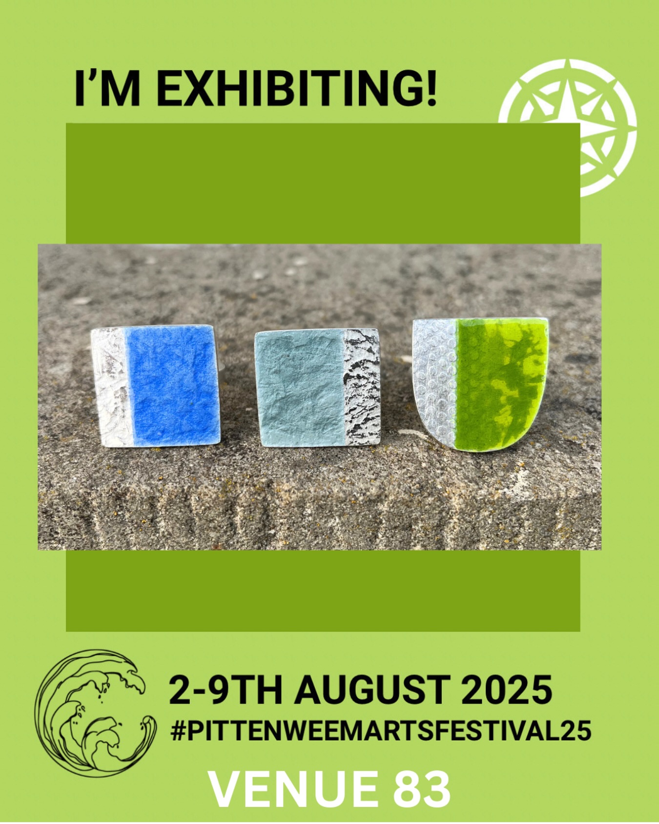 Pittenweem Arts Festival - Saturday 2nd of August through to Saturday 9th August, 10 to 5 each day.
Enjoy a day of wondering around this beautiful old fishing village in the East Neuk of Fife, visiting some of the many temporary art venues in homes, businesses, garages and halls.
I am in the same Venue 83 on Lady Wynd with the wonderful @_imprint_casts and @ellenmccannsculpture 💛🩵
So many artists and designer-makers to visit - brochure with map available at the carpark.
Looking forward to seeing you there with lots of new silver and enamel jewellery and my @ebbandflowprint colourful prints 🌊🌊🌊
@pittenweemartsfestival