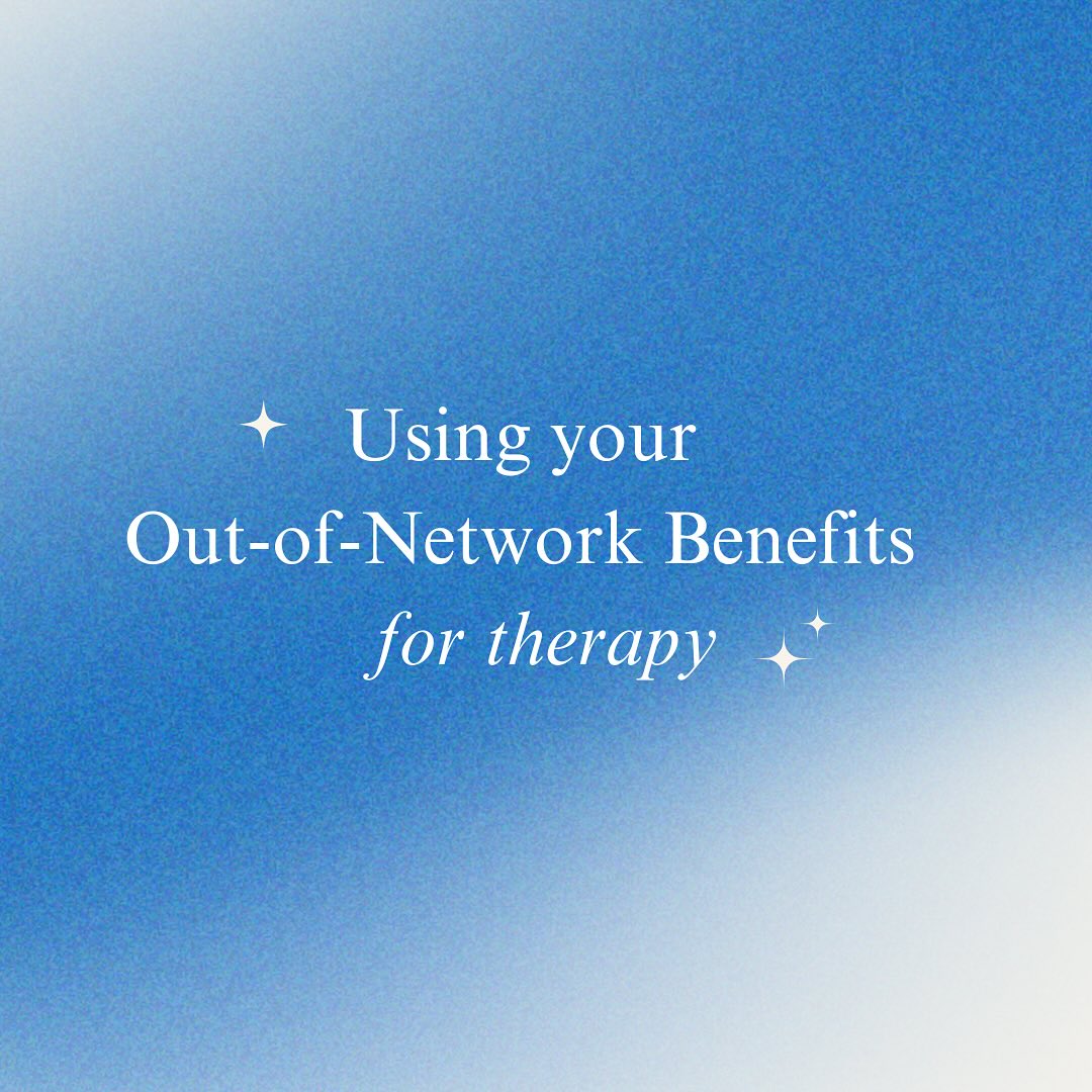 Thinking of starting therapy, but unsure how to afford it without in-network coverage? Or, you were recommended a therapist, but they aren’t in-network with your insurance? Many people don’t realize their insurance still might help through Out-of-Network (OON) benefits. These benefits can give you money back for seeing the therapist you actually want to see. Here’s a breakdown of what that means, how it works, and why it’s worth exploring.
Questions about this? Head to the link in my bio to book a free consultation to chat more about options!