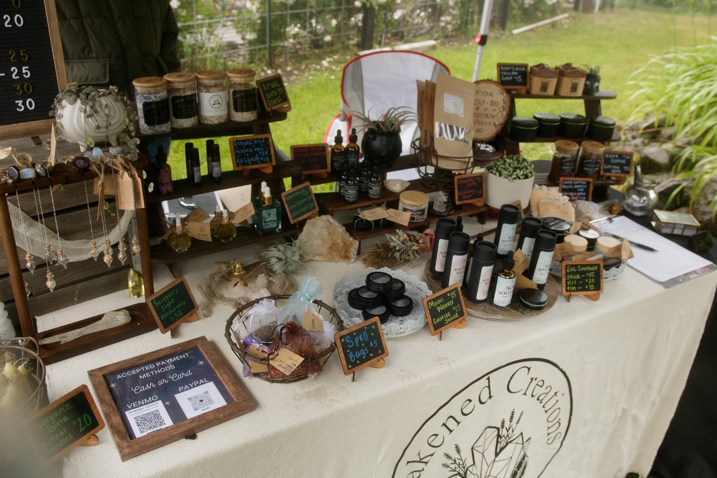 **Fall Vendor Spotlight**
*Awakened Apothecary*
Discover our artisanal herbal creations, rooted in the PNW. Each product is crafted with intention and infused with Reiki energy. We prioritize non-toxic, organic, and sustainable ingredients for your wellness journey. 🌱
First photo by @uniquityfoto
#HerbalWellness #ArtisanalGoods #SustainableLiving #ReikiHealing #OrganicLifestyle #HolisticHealth #NaturalProducts #EcoFriendlyChoices