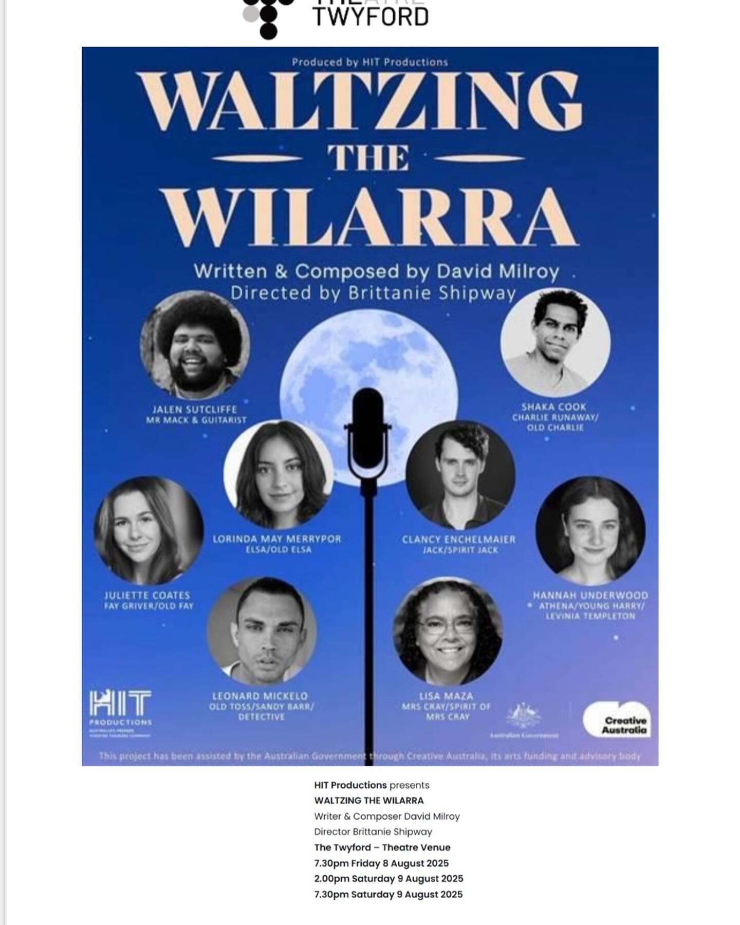 Huge Aboriginal cast, showing in Merimbula at Twyford Hall, if any community members are interested in going please call the office on 0264956343. Transport maybe available if we get enough interest.