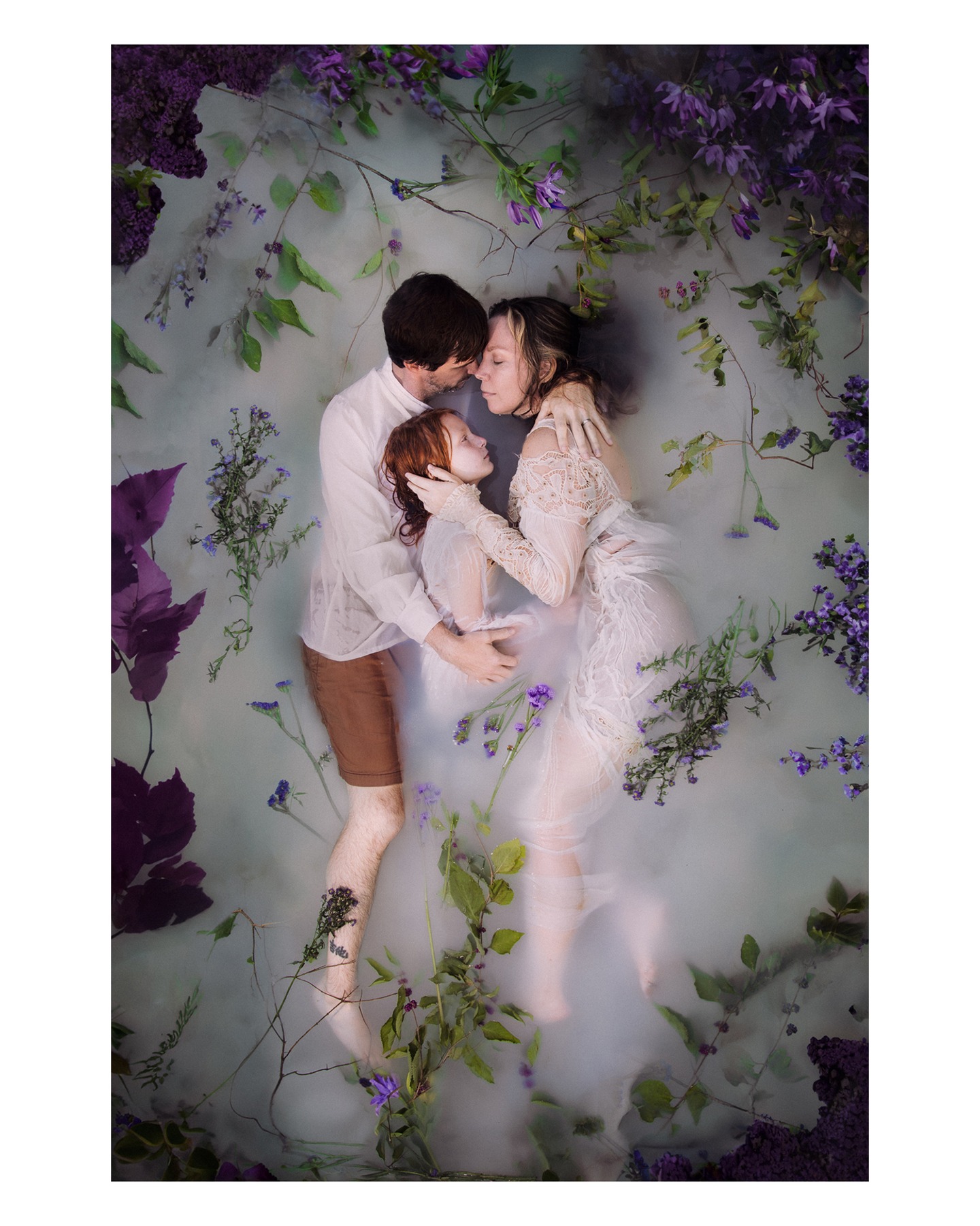 “Togetherness” is the theme for this Monday’s @photovogue art call, and I couldn’t think of a more honest representation than this portrait of the Bensons.
Cradled in botanicals and still water, their connection speaks in quiet gestures. The way their bodies lean into one another, the trust in their touch, the shared breath between them. There is no performance here, only presence. A family held together by love that feels both delicate and unbreakable.
This is togetherness. Raw. Real. Deeply rooted.
#PVMondayTogetherness #photovogue #togetherness #fineartphotography #conceptualportrait #familylove #artphotography #tammySwarek #fatherseries