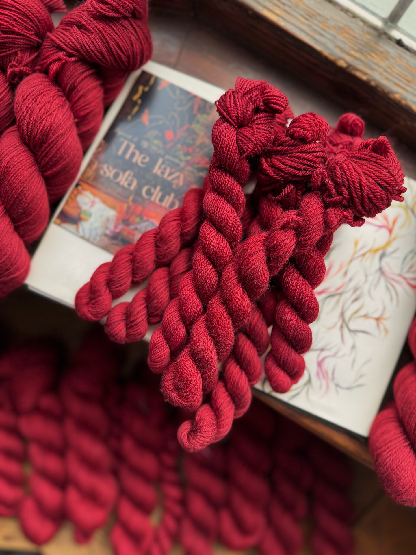 “Just one more page” - 📖
The third and final tonal from the lazy sofa club is a delicious warm red! I hope you’ve enjoyed this clubs reveals- I will be posting the next moodboard in mid August!